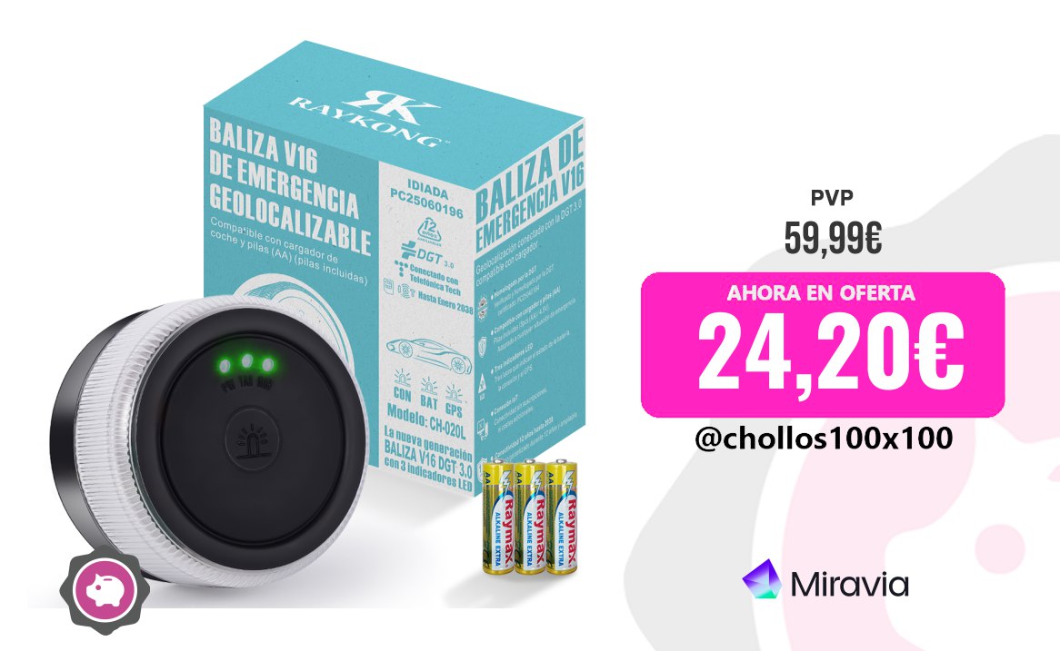 Baliza Geolocalización Baliza De Emergencia V16 Geolocalización Dgt 3.0 Con