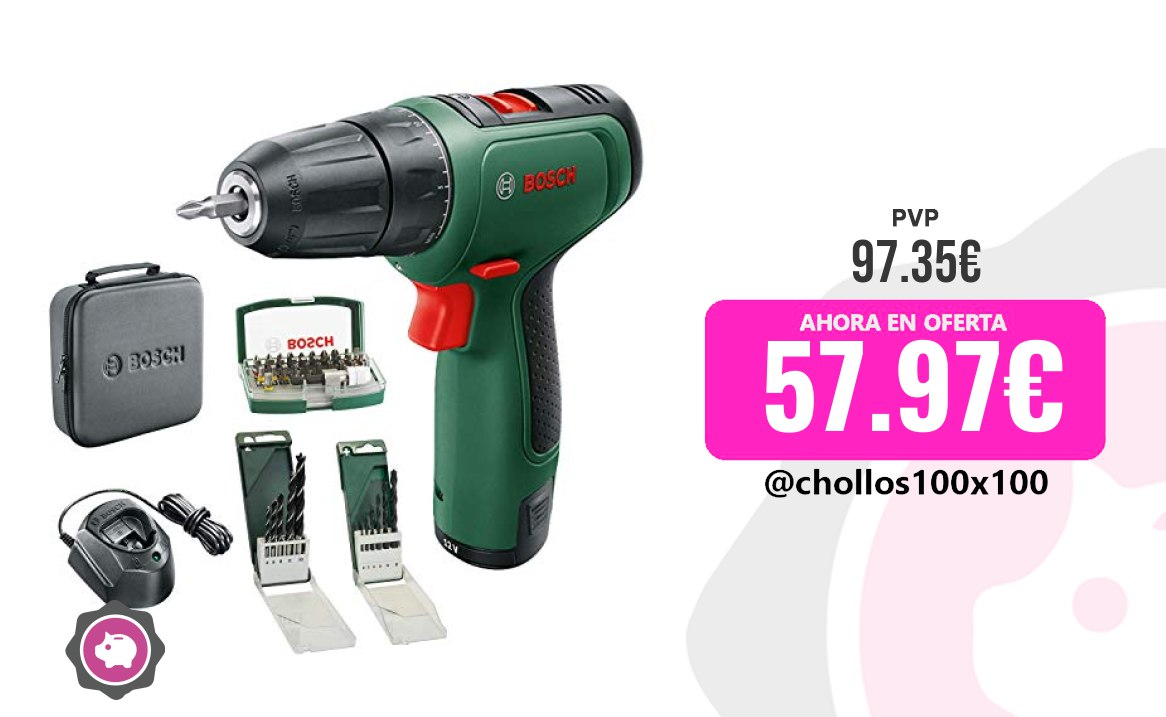 Oferta de Black Friday: Taladro/atornillador Bosch EasyDrill 1200
