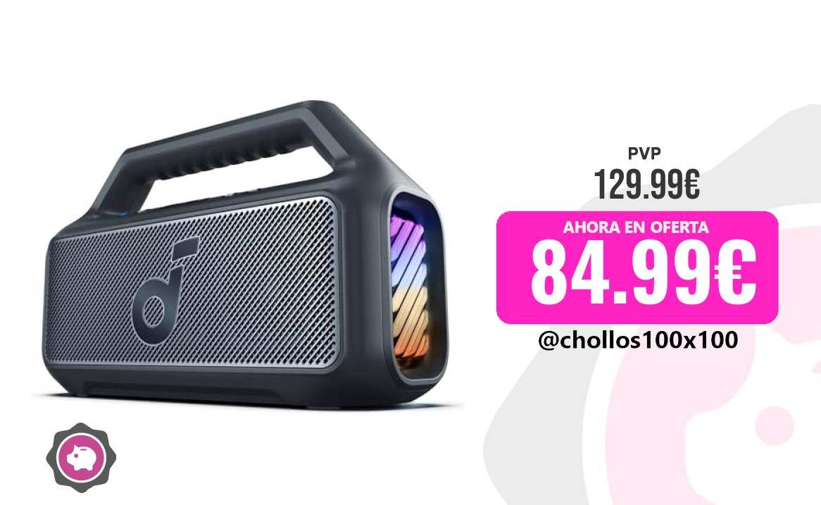 Altavoz Bluetooth Potente Soundcore Boom 2 - 35% Descuento
