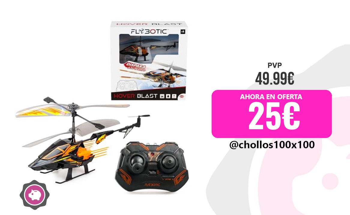 CHOLLAZO HELICÓPTERO TELEDIRIGIDO #Amazon | #Juguete Bizak FLYBOTIC Hover Blast