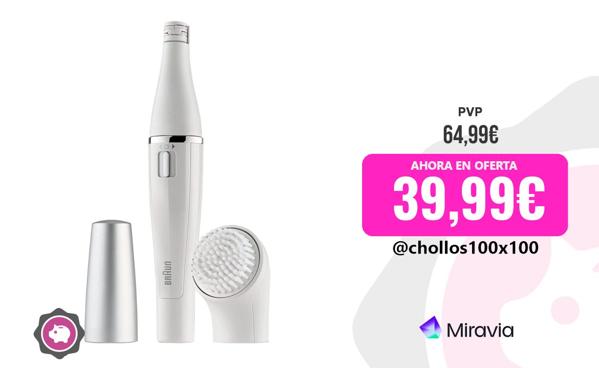 Braun FaceSpa 810 - Sistema de Cepillo de Limpieza y Depilación Facial