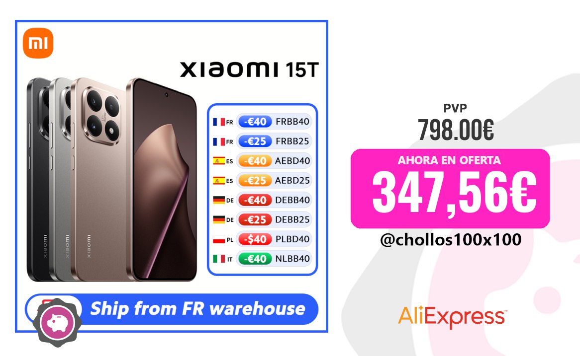 CHOLLAZO XIAOMI 15T #Aliexpress
