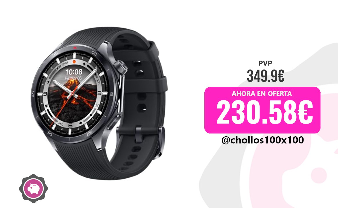 Reloj Oppo Oppo Watch X2 Smartwatch – Pantalla Amoled 1.5”