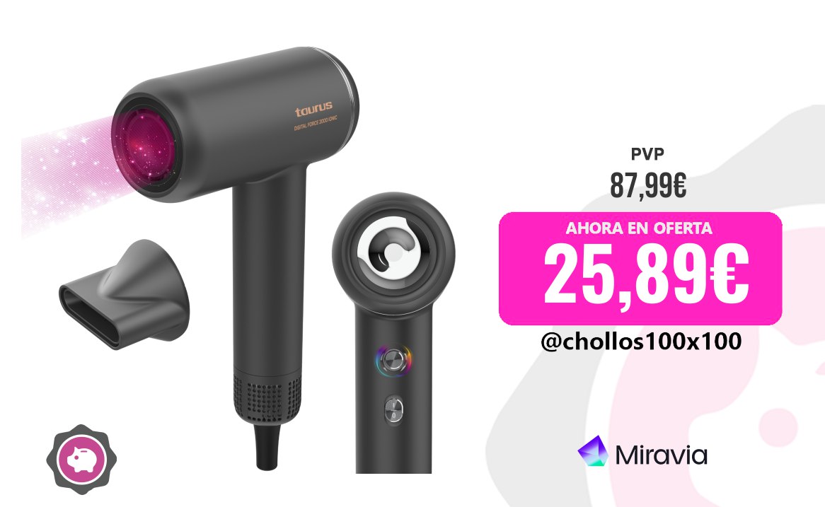 Oferta de Secador de Pelo Digital Force 2000