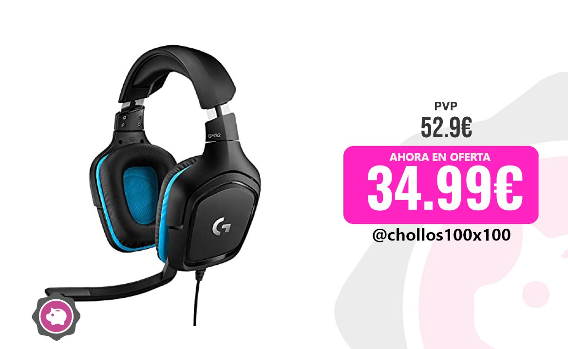 Auriculares Gaming Personal Logitech G432 Auriculares Gaming Con Ca