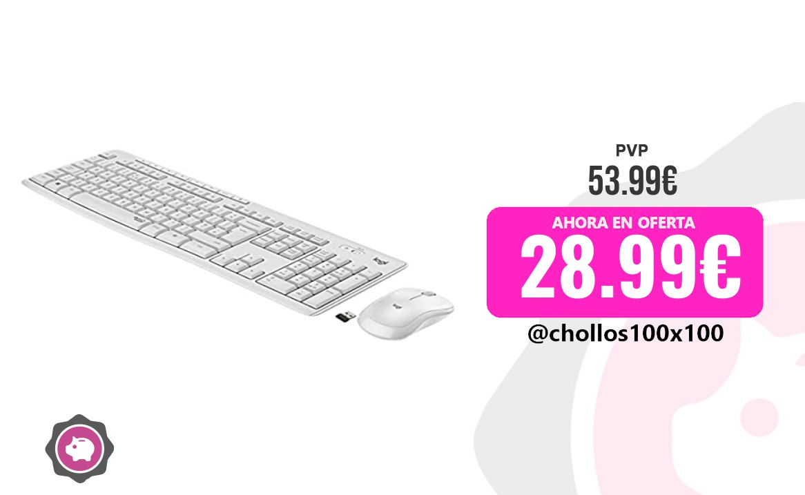 Combo Logitech MK295: Ratón y Teclado Inalámbricos