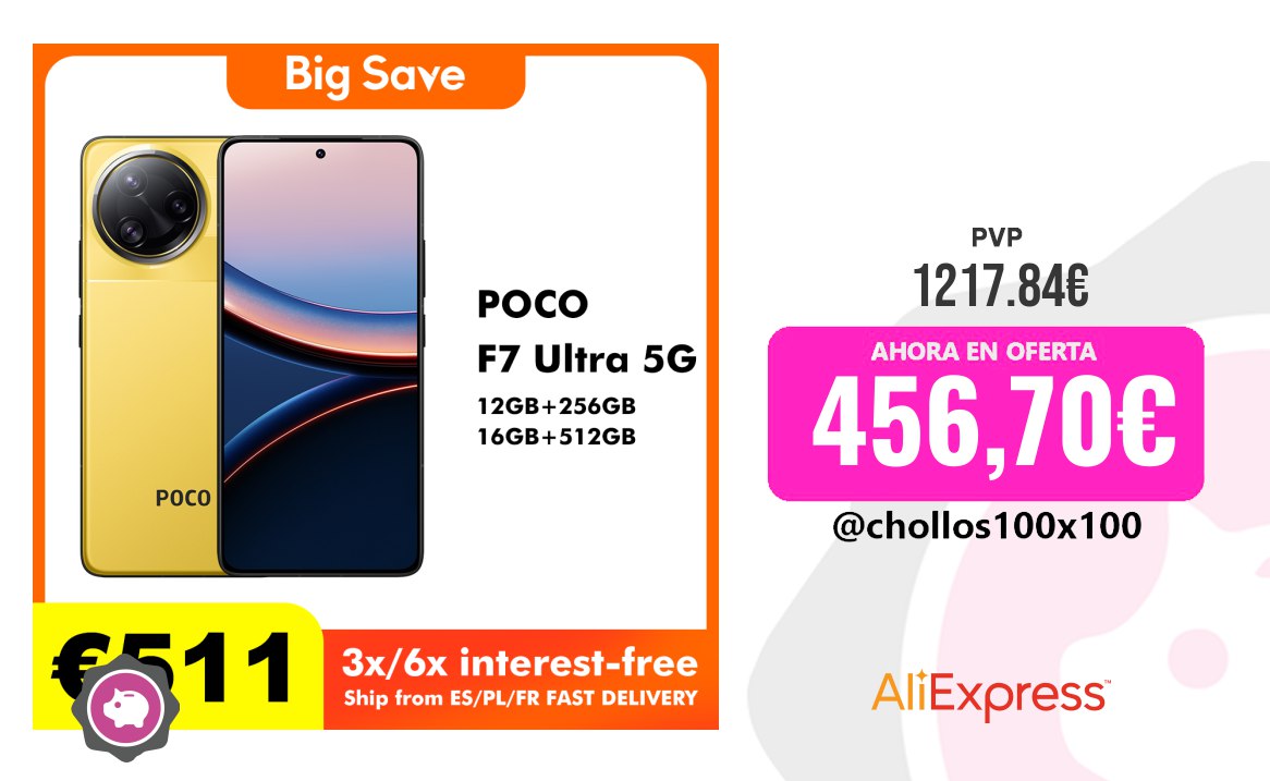 CHOLLAZO POCO F7 ULTRA 5G #Aliexpress
