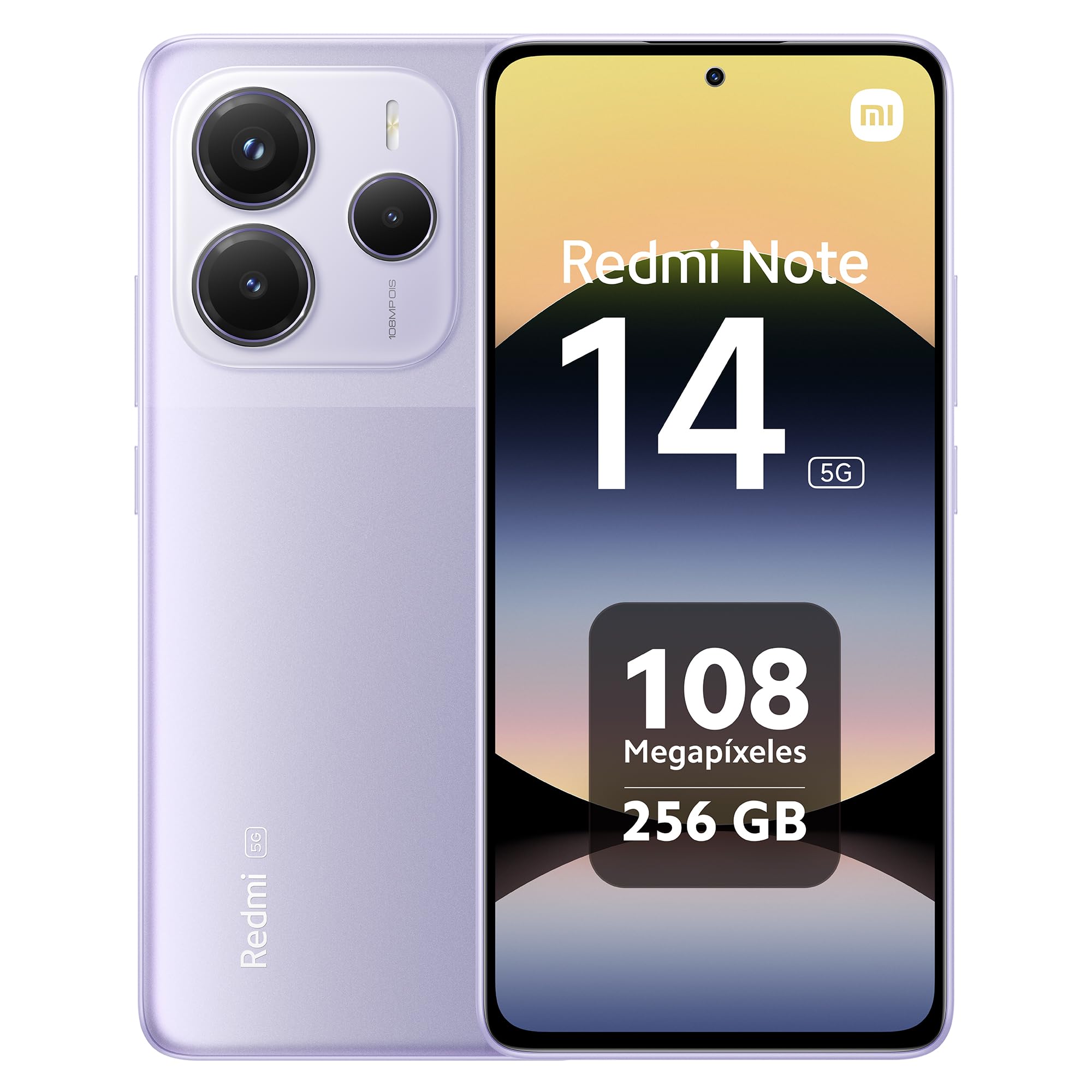 Xiaomi Redmi Note 14 5G - Smartphone de 8+256GB, Pantalla de 6.67" AMOLED FHD+ 120Hz, MediaTek Di...