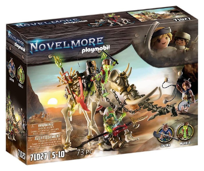 PLAYMOBIL Novelmore 71027 Sal'ahari Sands Mamut de Mor'Ghul, Juguetes para niños a Partir de 5 a...