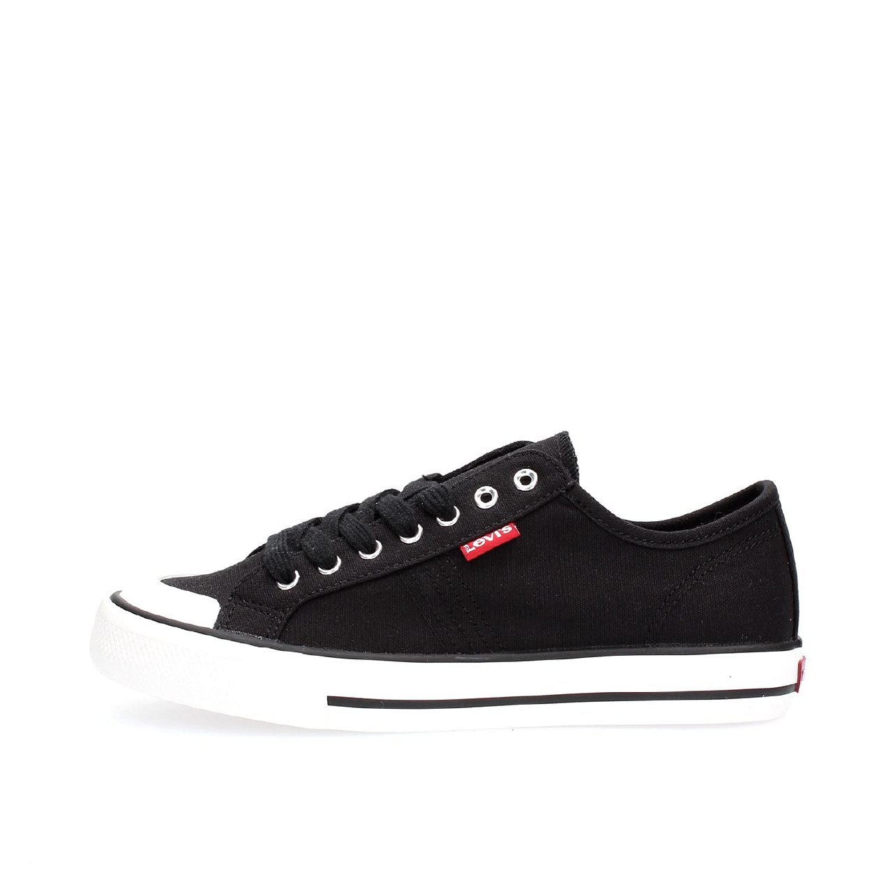 Levi's Hernandez S, Zapatillas Mujer, Negro (Regular Black), 37 EU‍