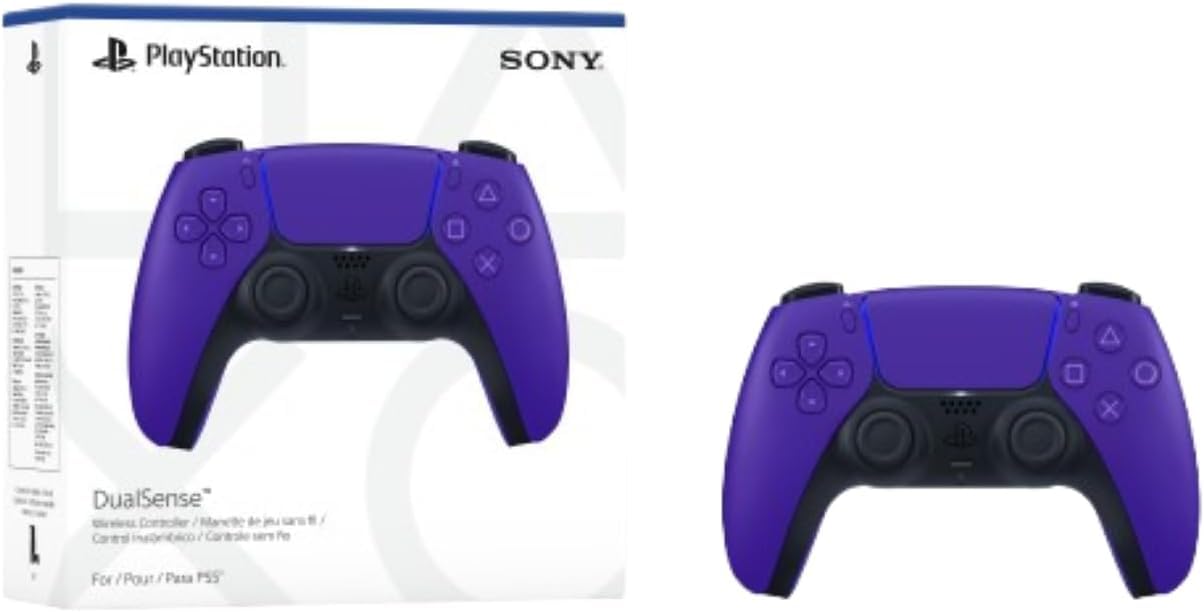 PlayStation 5 - Mando inalámbrico DualSense Galactic Purple - Exclusivo para PS5‍
