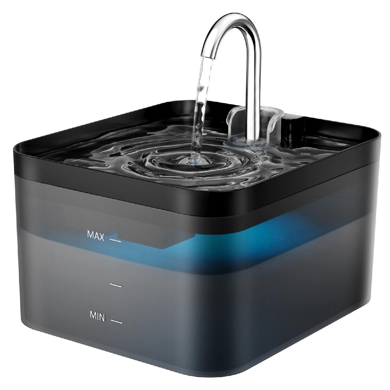 Fuente para Gatos, 2,2L Bebedero Gatos, Súper Silenciosa, Fácil de Limpiar, Fuente de Agua para...