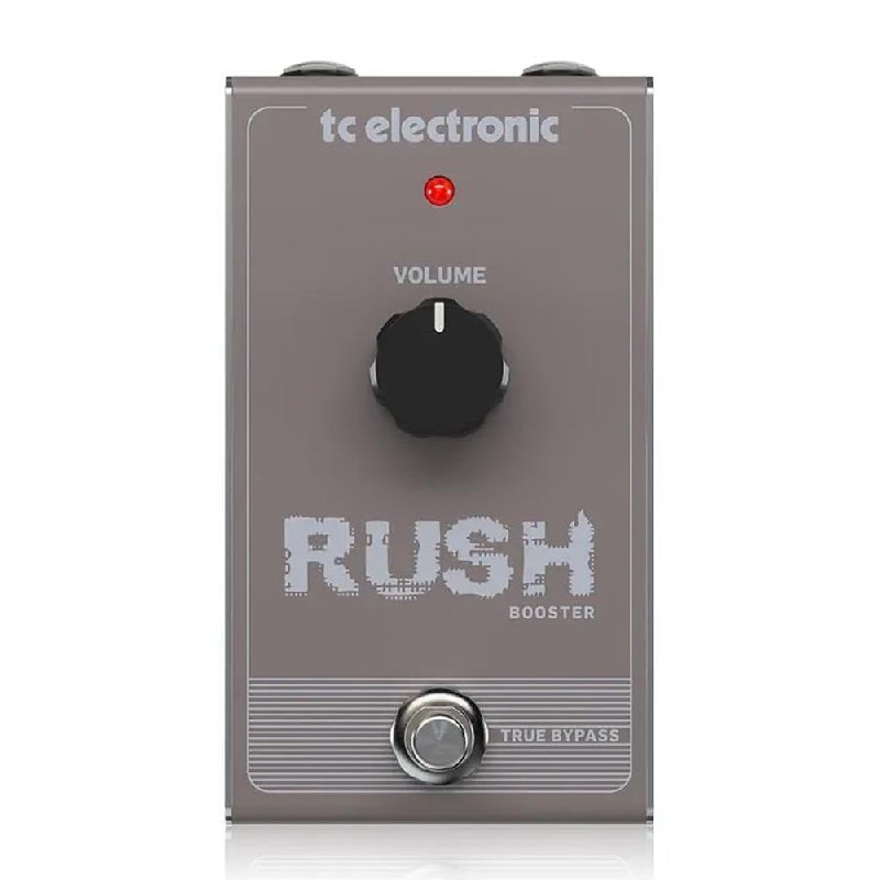 TC Electronic RUSH BOOSTER Ultra-Transparente Clean Boost con una potente ganancia de 20 dB‍