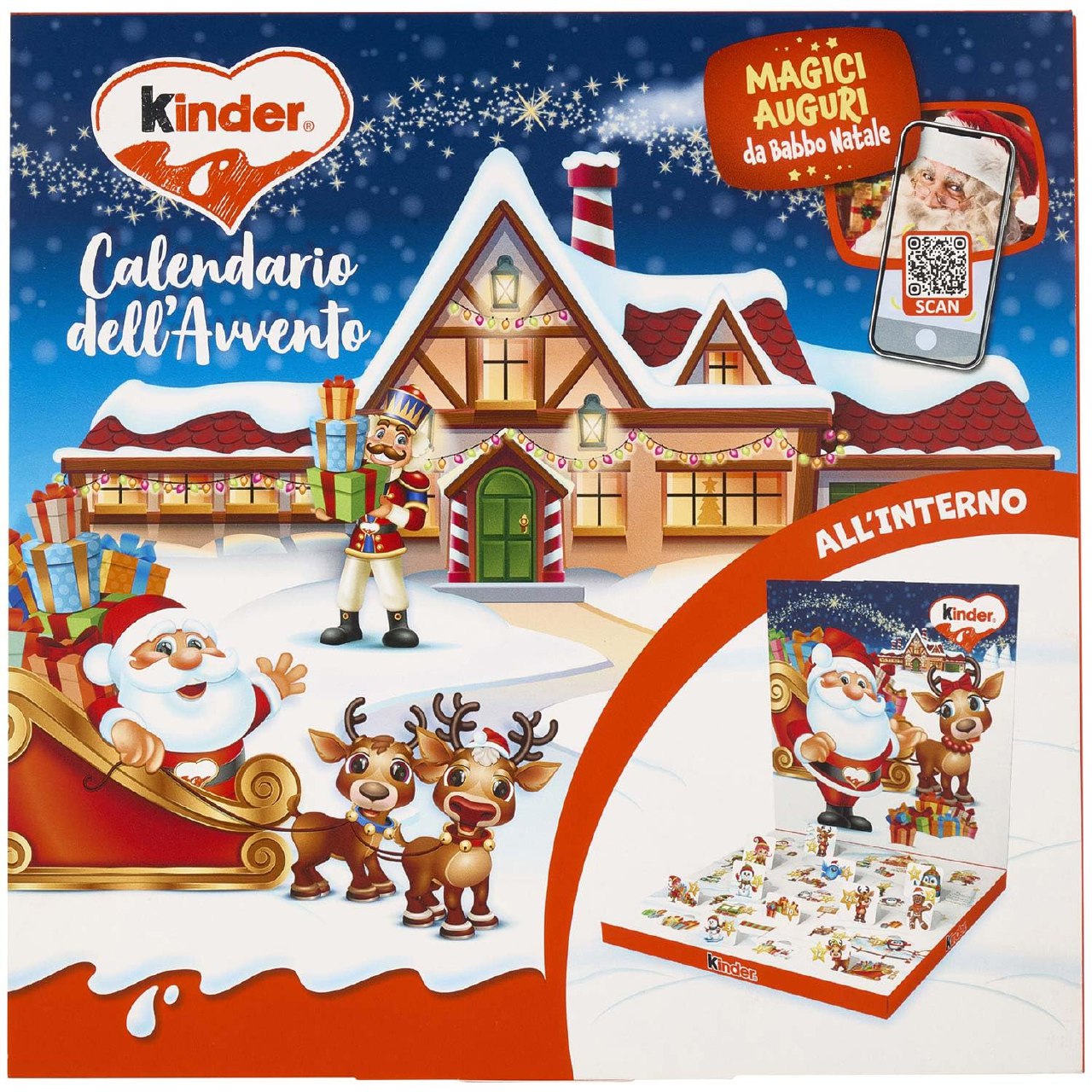 Kinder Mix, calendario de adviento pop up, 123g‍