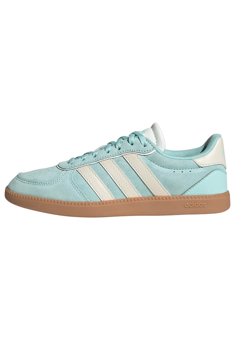 adidas Mujer BREAKNET Sleek Shoes, Semi Flash Aqua/Wonder White/Core White, 40 EU‍