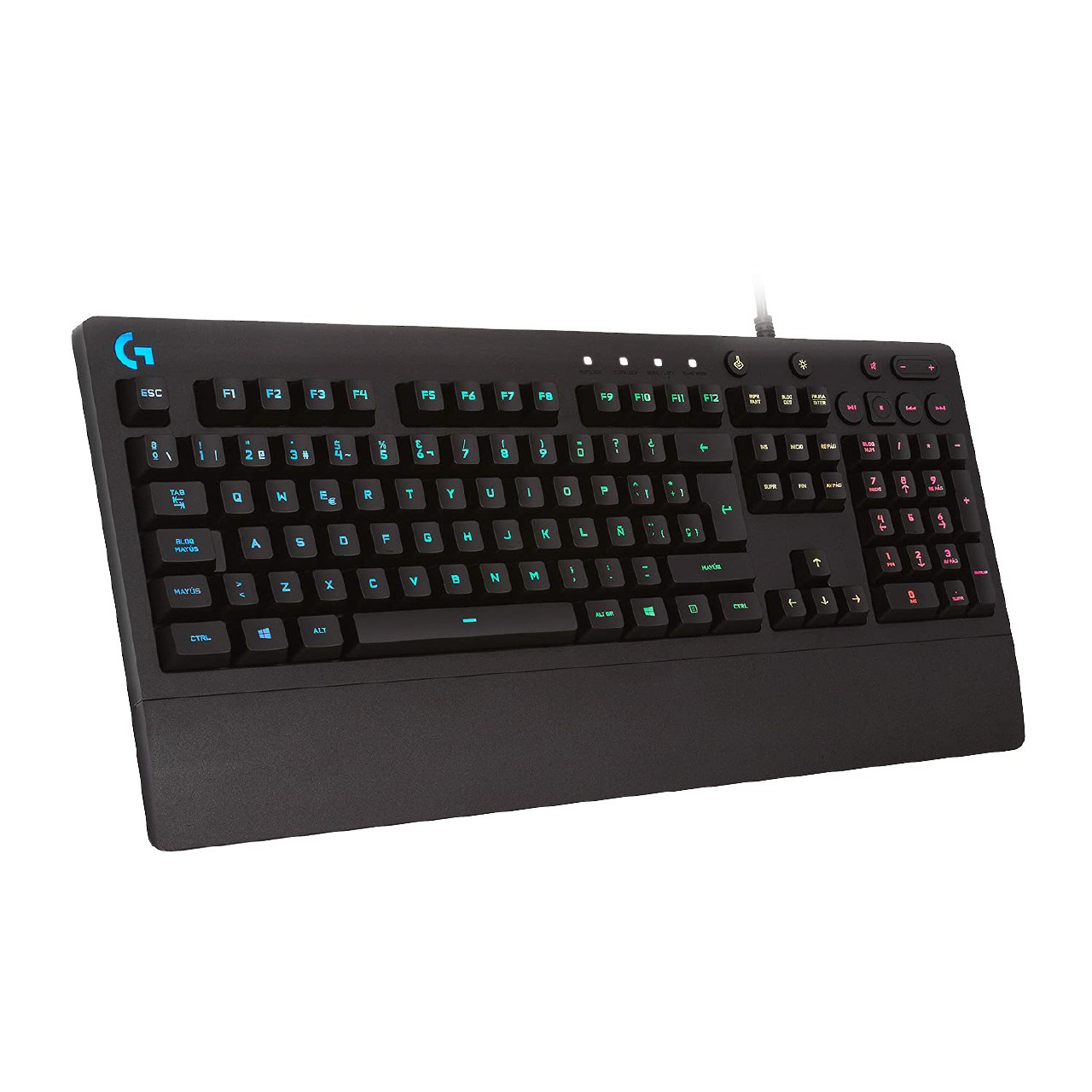 Logitech G G213 Prodigy Teclado Gaming, RGB LIGHTSYNC, Teclas retroiluminadas, Resistente a Salpi...