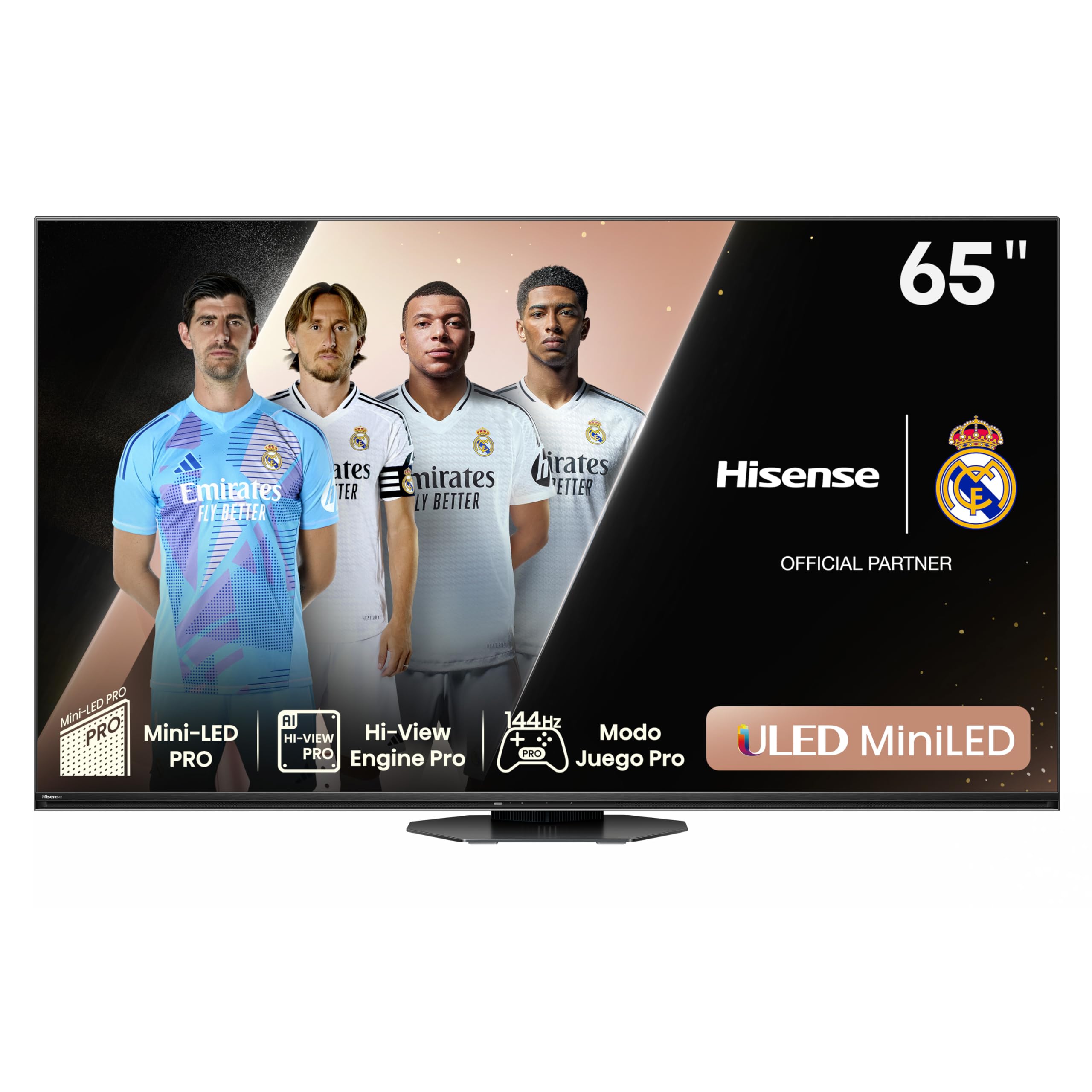 Hisense 65U8NQ - Mini-LED Televisor, 65 Pulgadas,con Quantum Dot Colour, 2.1.2 Sonido multicanal,...