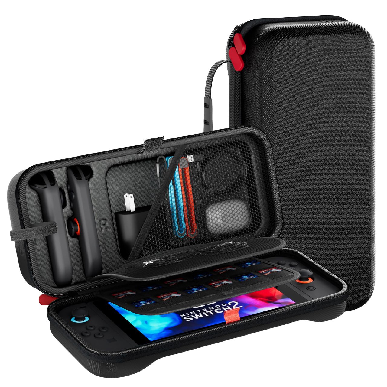 ProCase Funda para Nintendo Switch 2, Estuche Protector con Ranuras para 24 Tarjetas de Juego, Al...