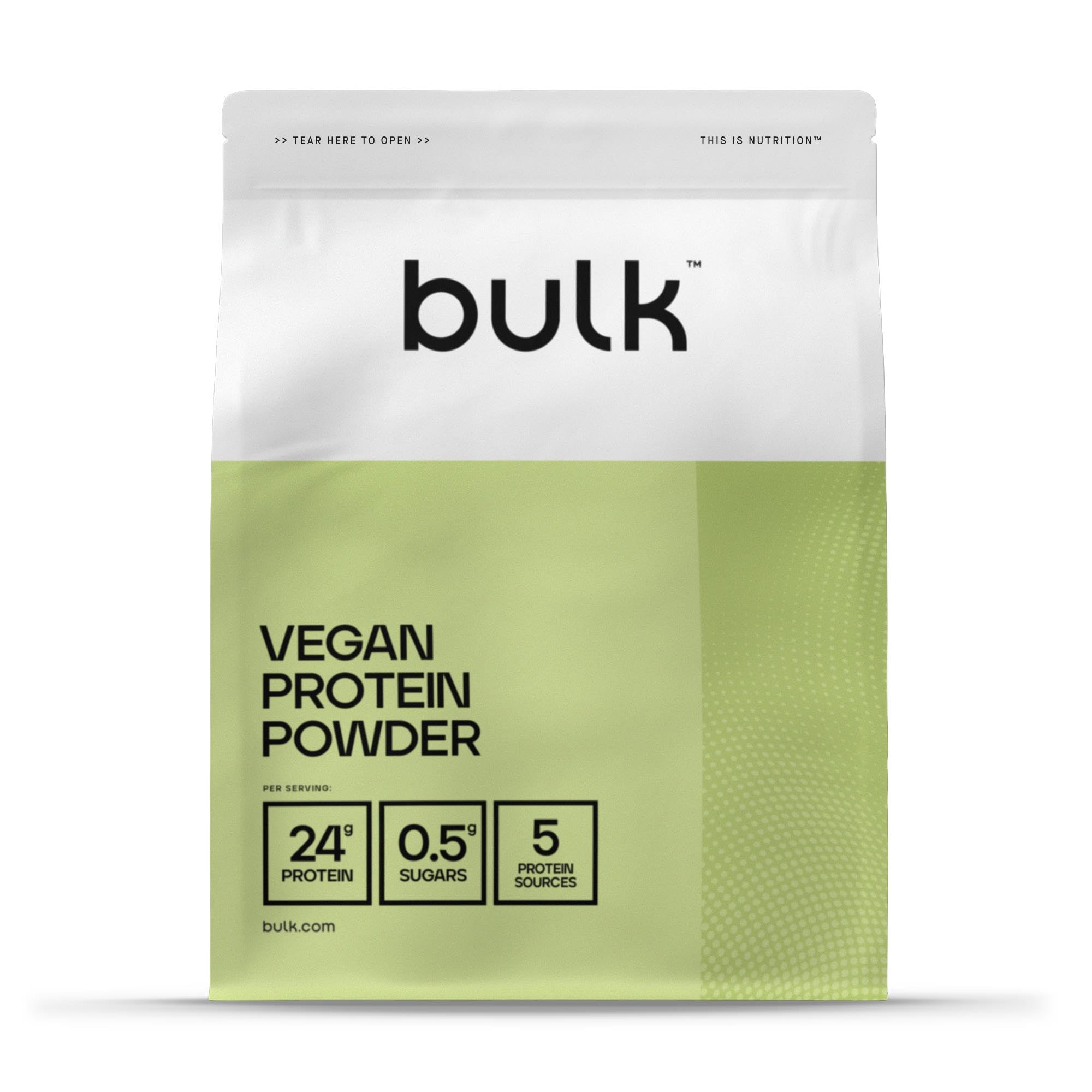 Bulk Proteína vegana en polvo, Galletas de Chocolate, 1 kg, 28‍