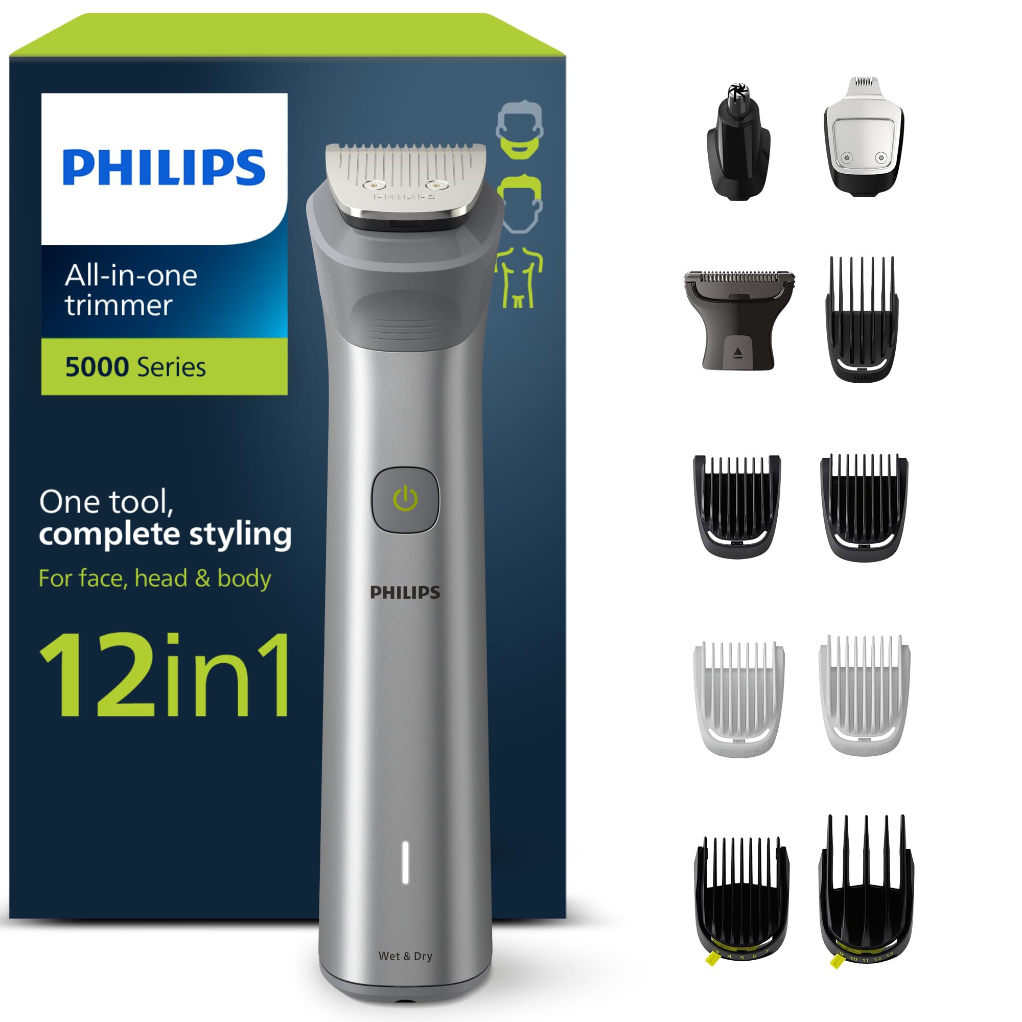 Philips Recortadora de Barba Serie 5000: Afeitado perfecto en Black Friday