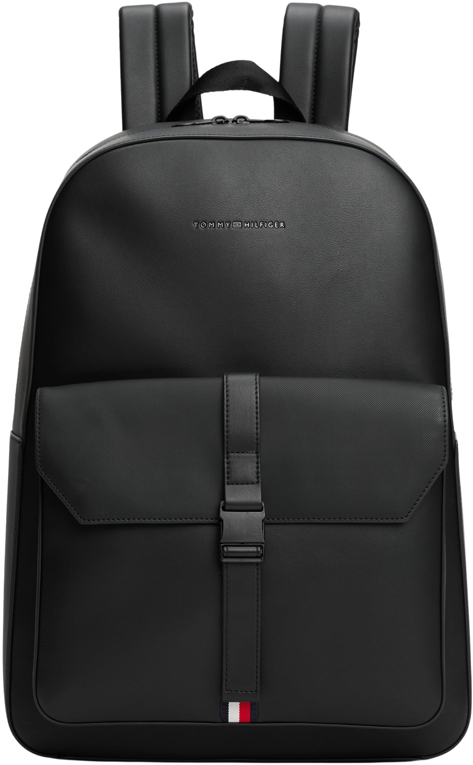 Tommy Hilfiger Mochila Hombre Foundation Mediano, Negro (Black), Talla Única‍