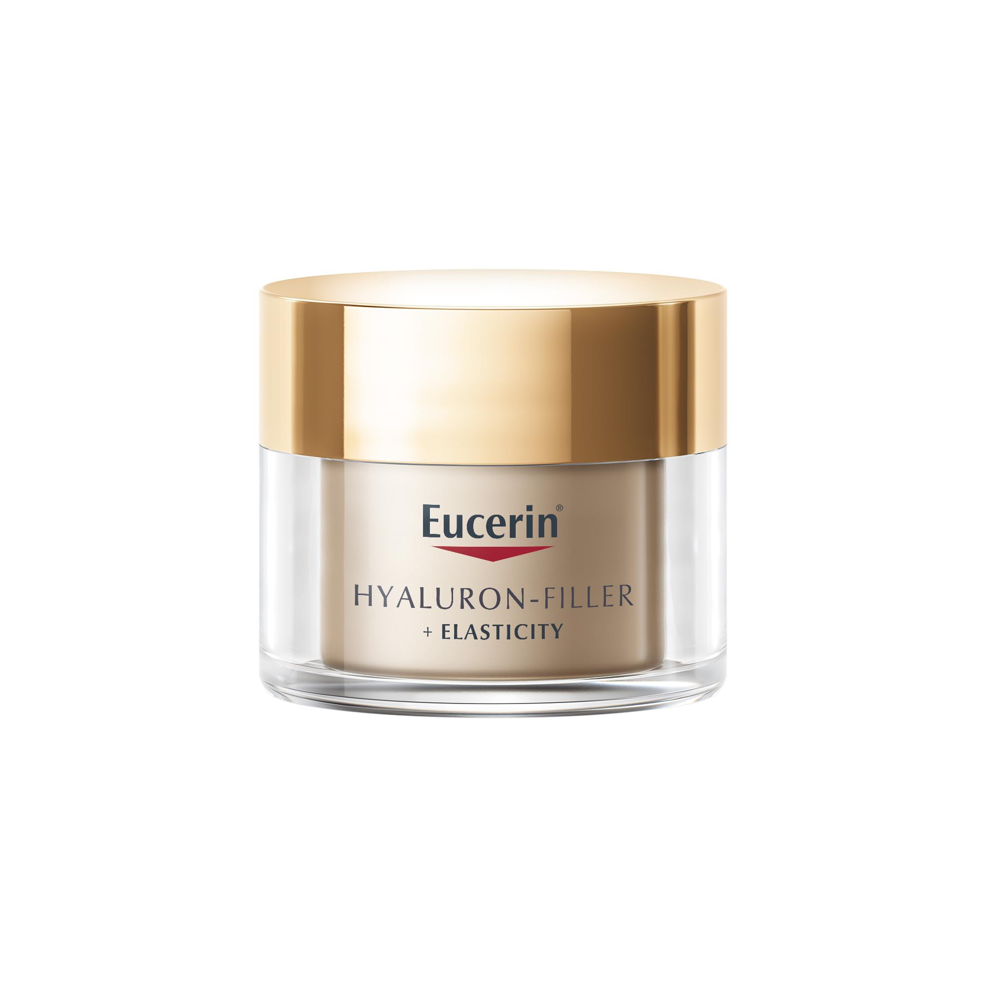 Eucerin Hyaluron-Filler + Elasticity Crema de Noche (50 ml), crema antiarrugas, antiedad y antima...