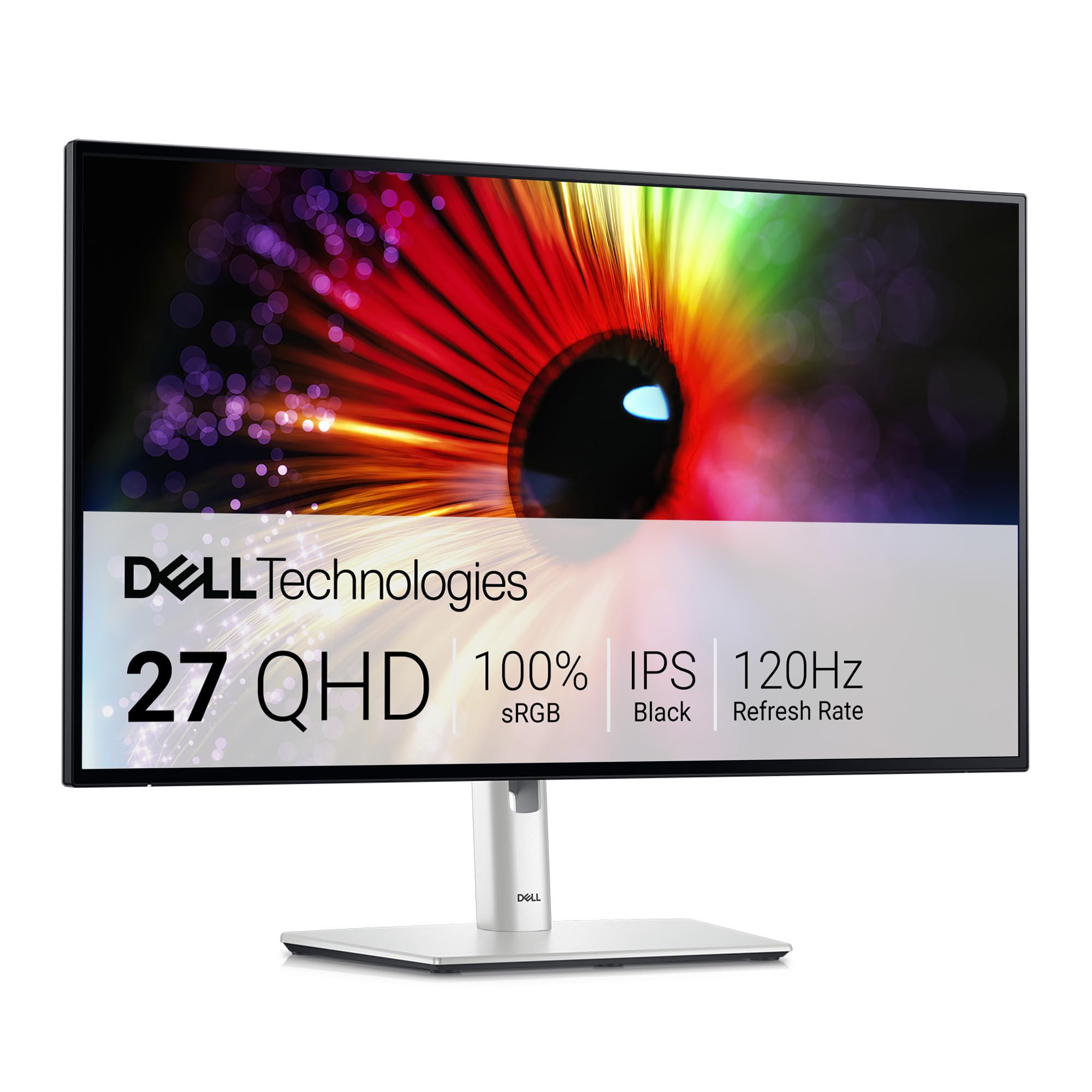 Dell U2724D UltraSharp 27" QHD (2560x1440) Monitor, 120Hz, IPS Black, 5ms, 98% DCI-P3, 2x USB-C, ...