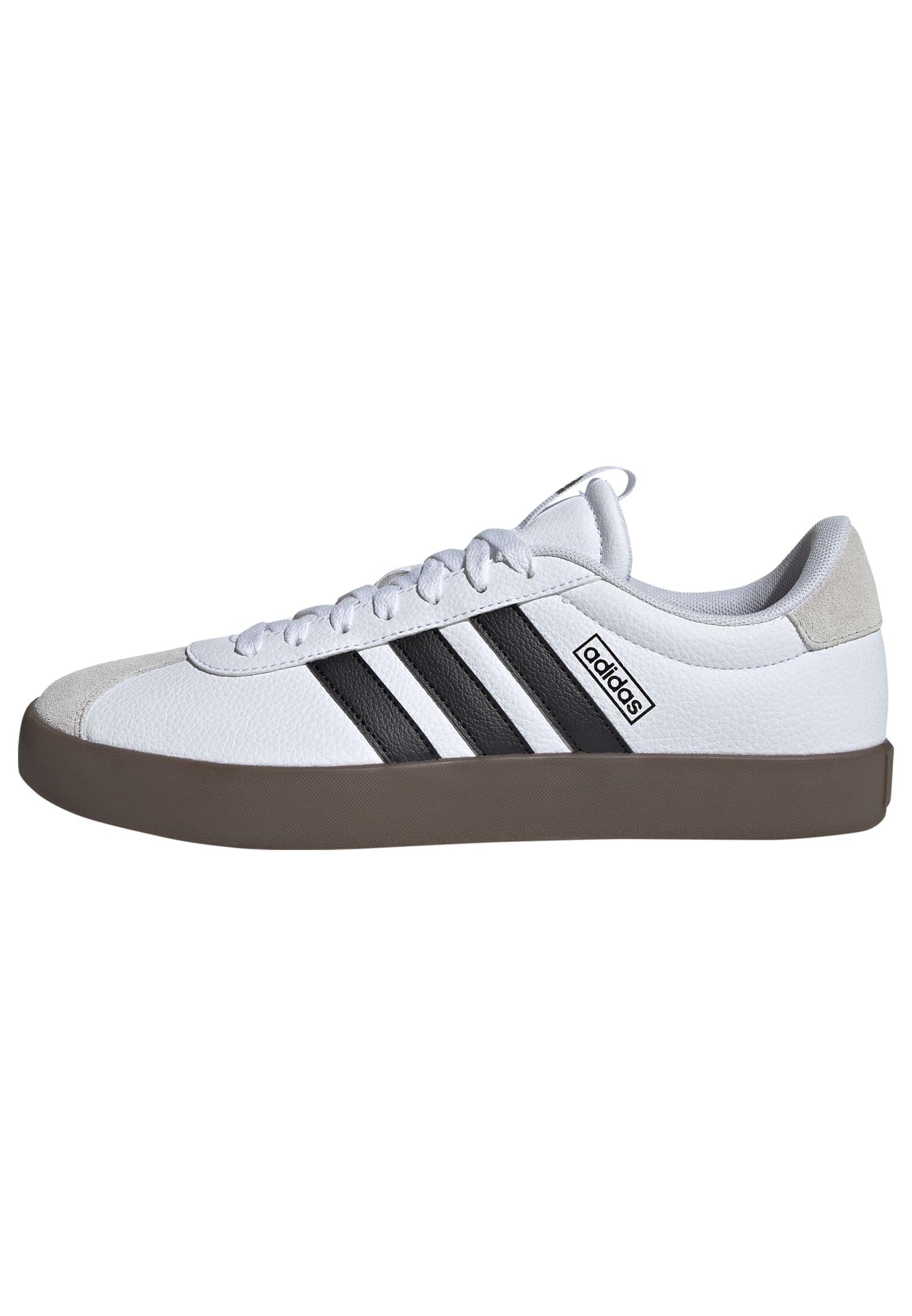 adidas Hombre VL COURT 3.0 SHOES, Cloud white/core black/grey one, 45 1/3 EU‍