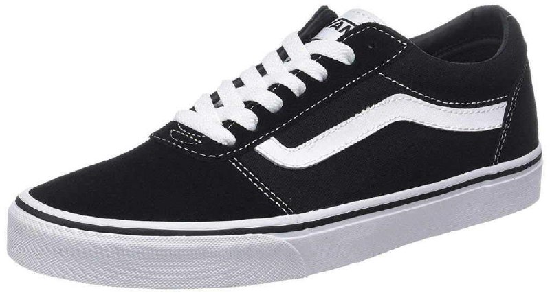 Vans Ward, Zapatillas Hombre, Black and White, 43 EU‍