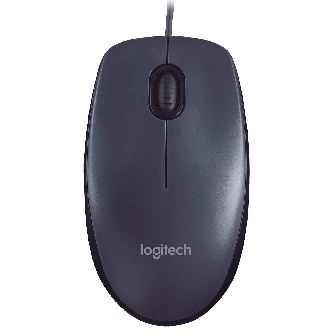Logitech M90 Ratón con Cable USB, Seguimiento Óptico 1000 DPI, Ambidiestro, PC, Mac, Portátil,...