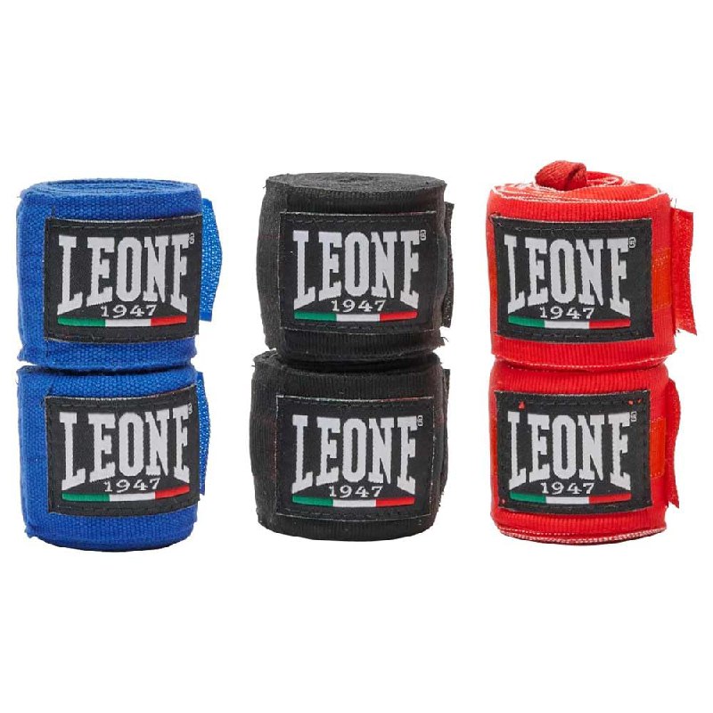LEONE 1947, 3 pair pack Bendaggi nero/blue/rosso 2,5m AB705P‍