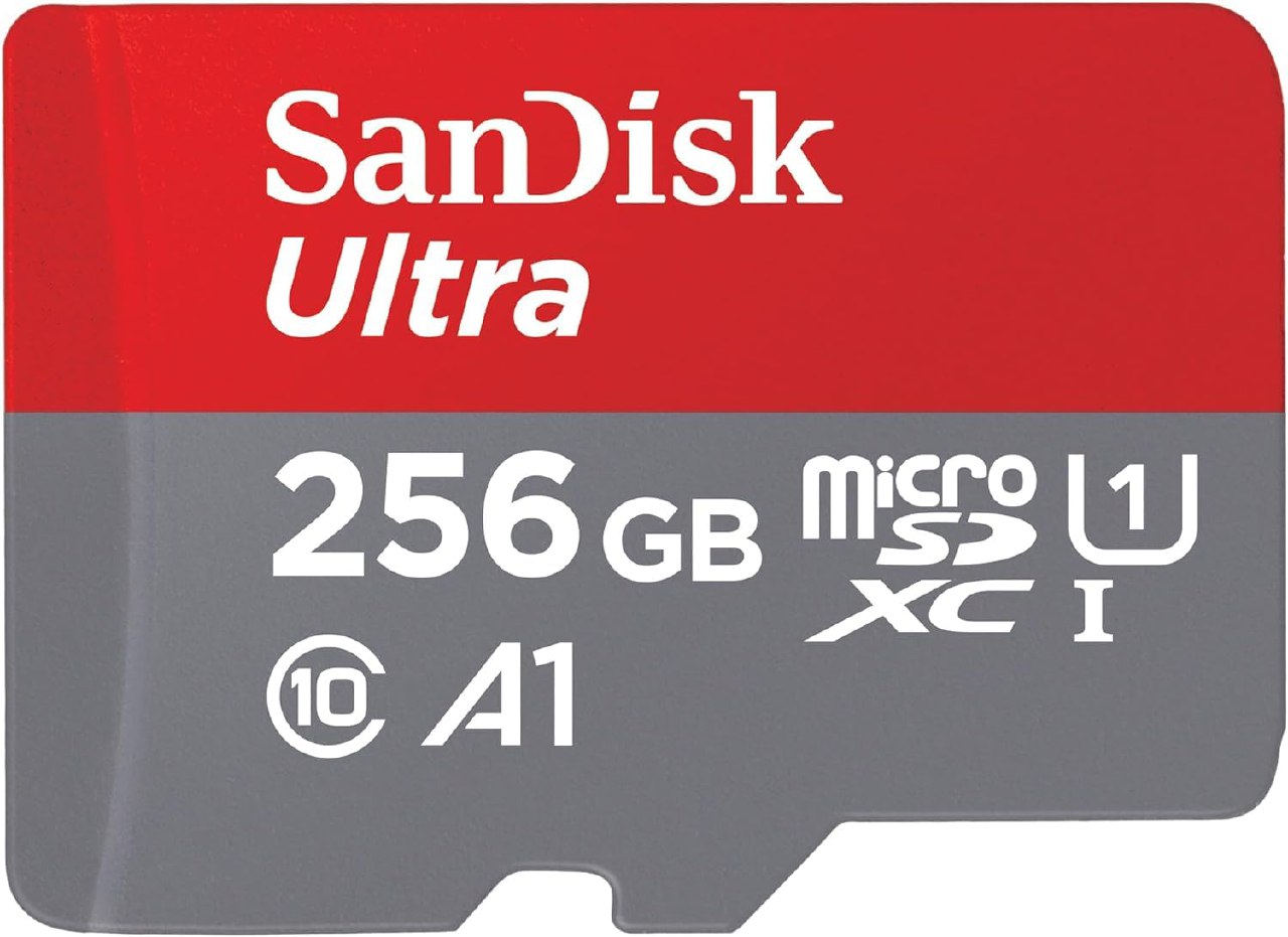 Descuento - Tarjeta Micro SDXC 256 GB SanDisk Ultra + Adaptador SD para tabletas y móviles Android