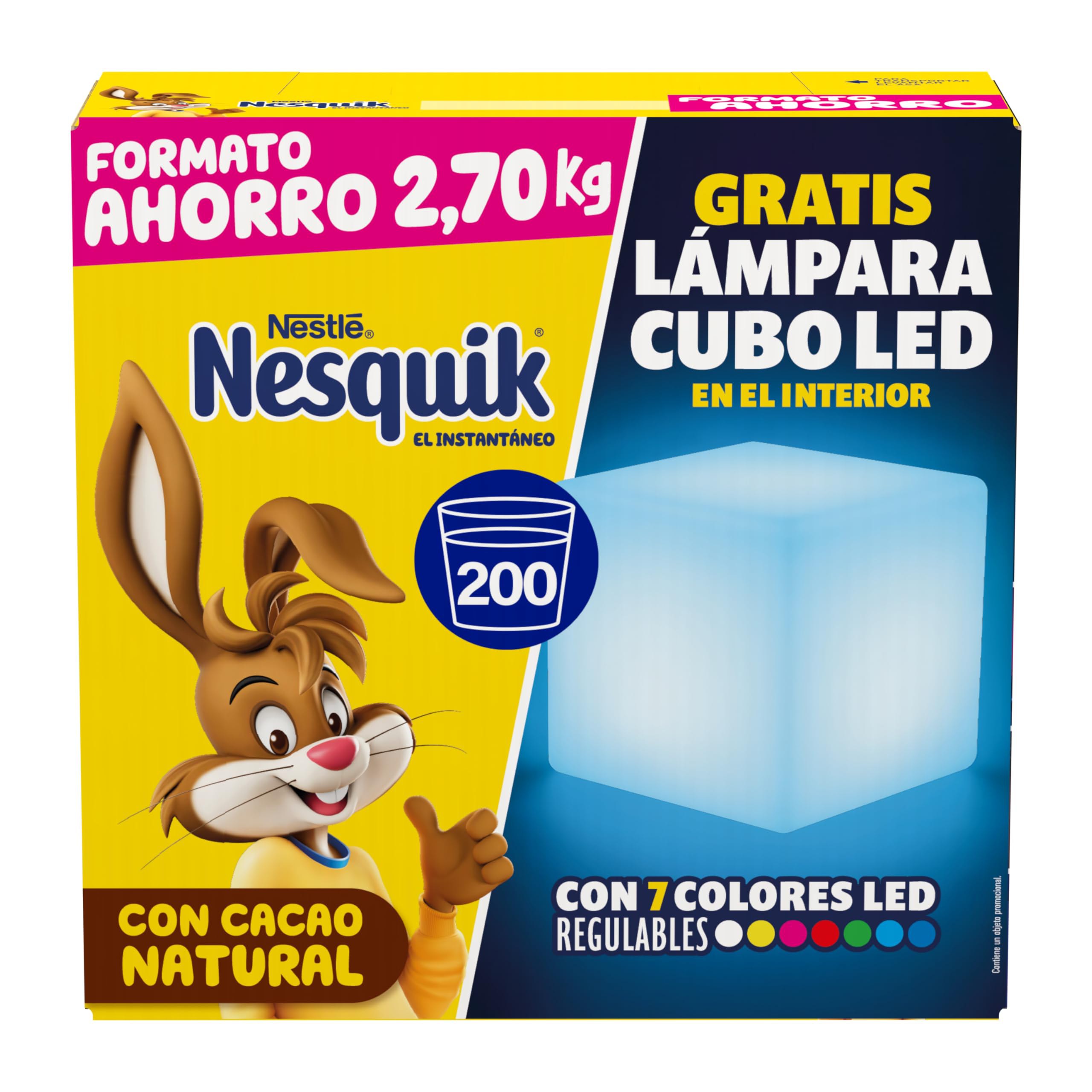 Nesquik NESTLÉ Instantáneo Cacao Soluble 2.7kg Estuche, 1 unidad, modelo surtido‍