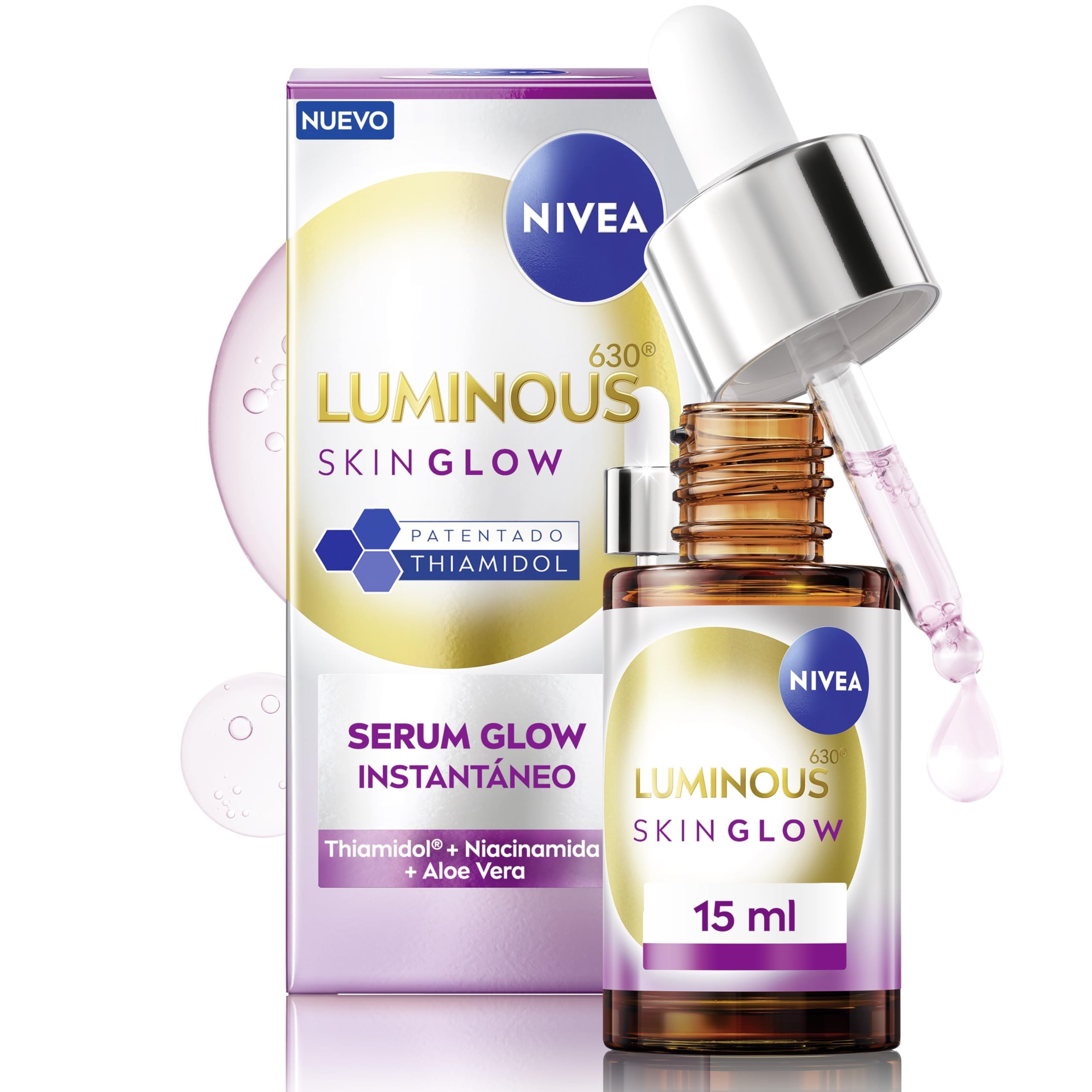 Oferta - Nivea Luminoso 630: Sérum Facial Antimanchas con Hidratación Instantánea, 30% de Descuento