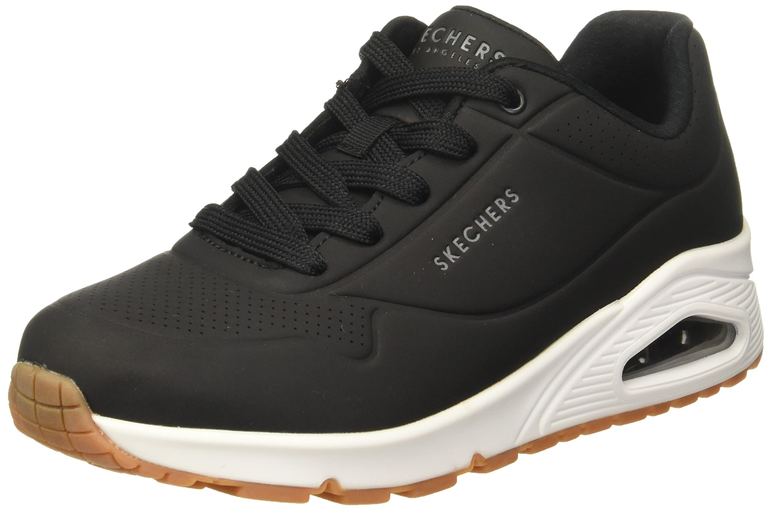 Skechers Uno, Zapatillas Mujer, Black Durabuck, 37.5 EU: Oferta Impresionante en Black Friday!