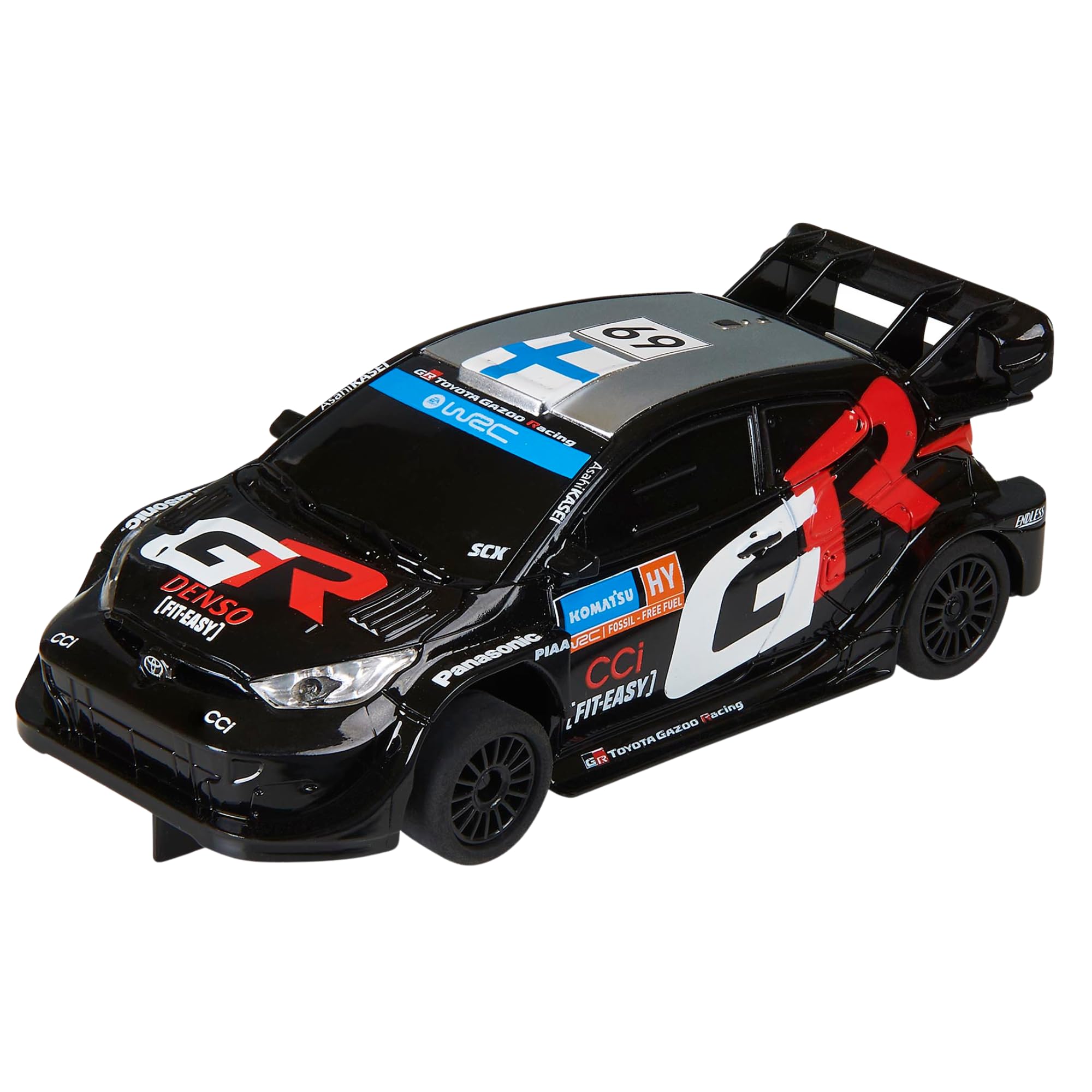 Scalextric - Vehículo de Carreras Compact - Coche Slot en Escala 1:43 (Toyota Yaris WRC - GR)