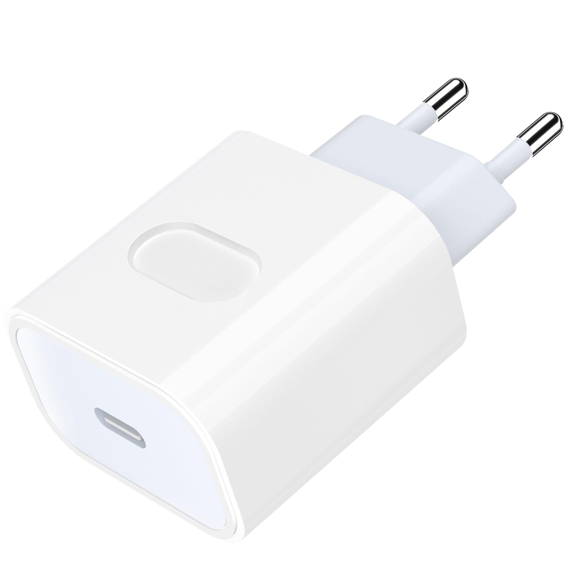 Sewowibo 20W USB-C PD3.0 Fast Charger Compatible con iPhone 15/15 Pro/15 Pro Max/15 Plus/14/13/12...