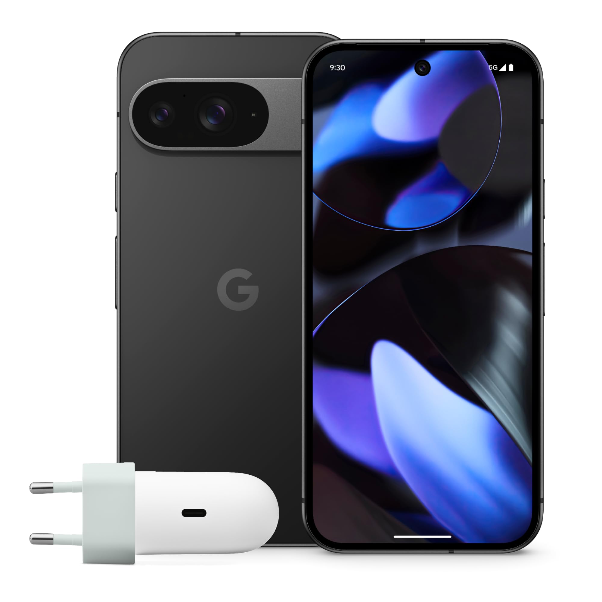 Google Pixel 9 con Cargador USB-C de 45 W - Smartphone Android Desbloqueado con Gemini, cámara A...