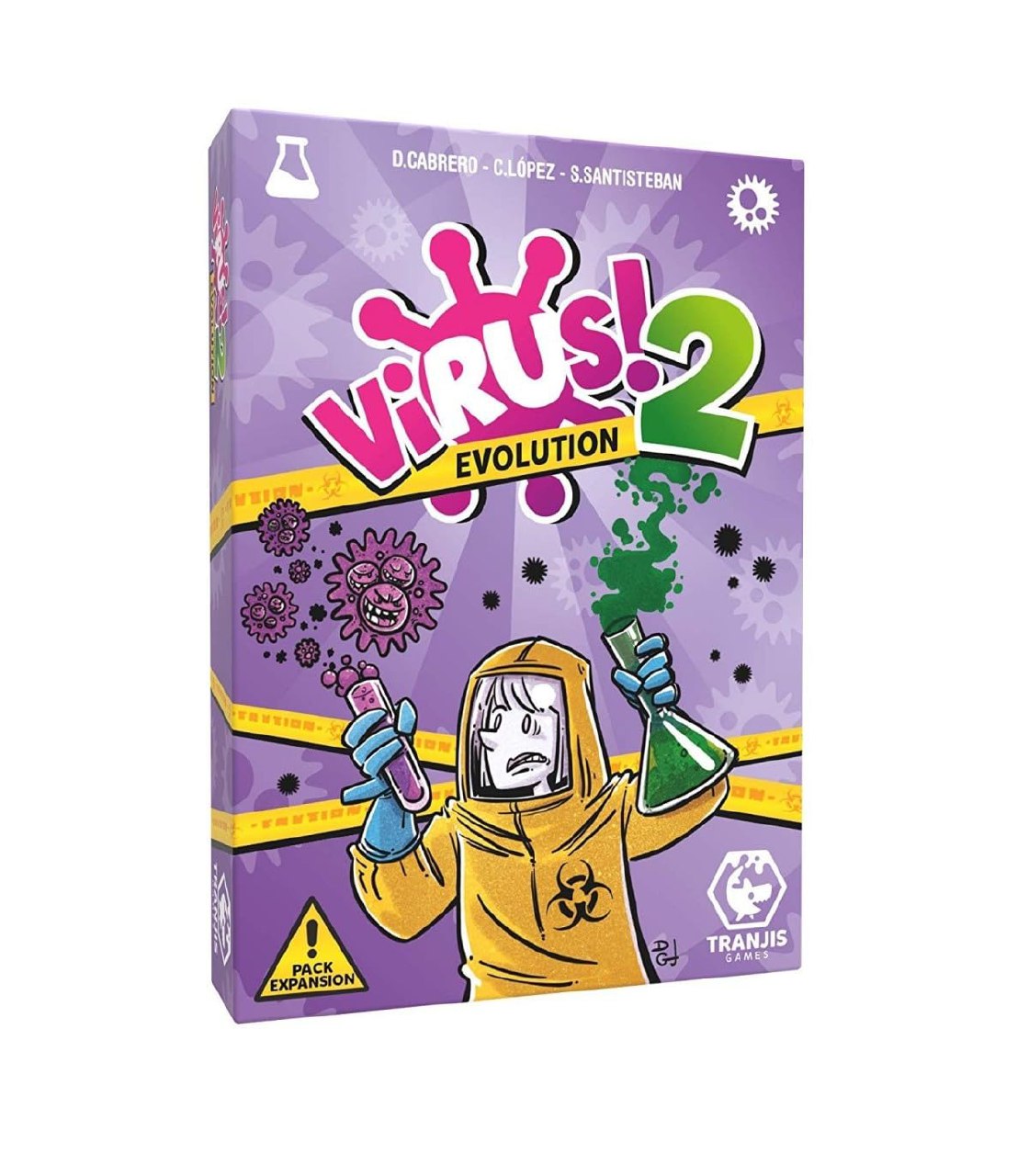 Tranjis Games - VIRUS! 2 Evolution (Expansión) - Juego de cartas, 8 a 99 años (TRG-12evo)‍