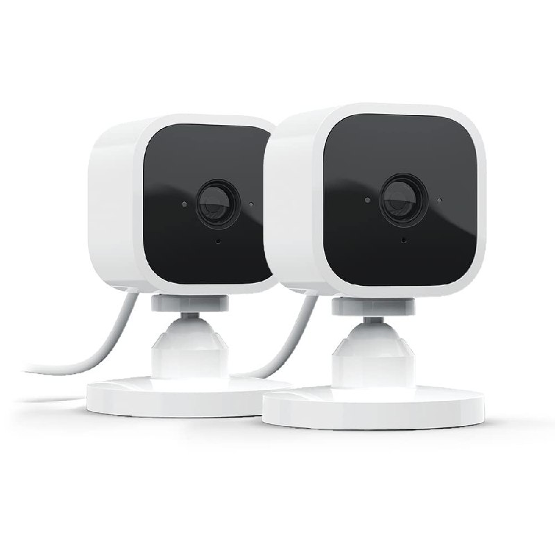 Descuento 20%: Cámara de seguridad Blink Mini, interior, cableada, HD 1080p, detección de movimiento.