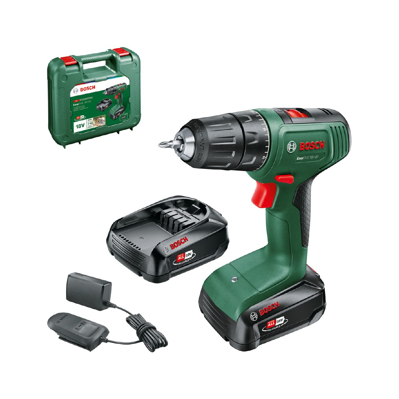 Oferta Limitada: Bosch EasyDrill 18V-40 con 2 baterías 2.0Ah - 40% de Descuento