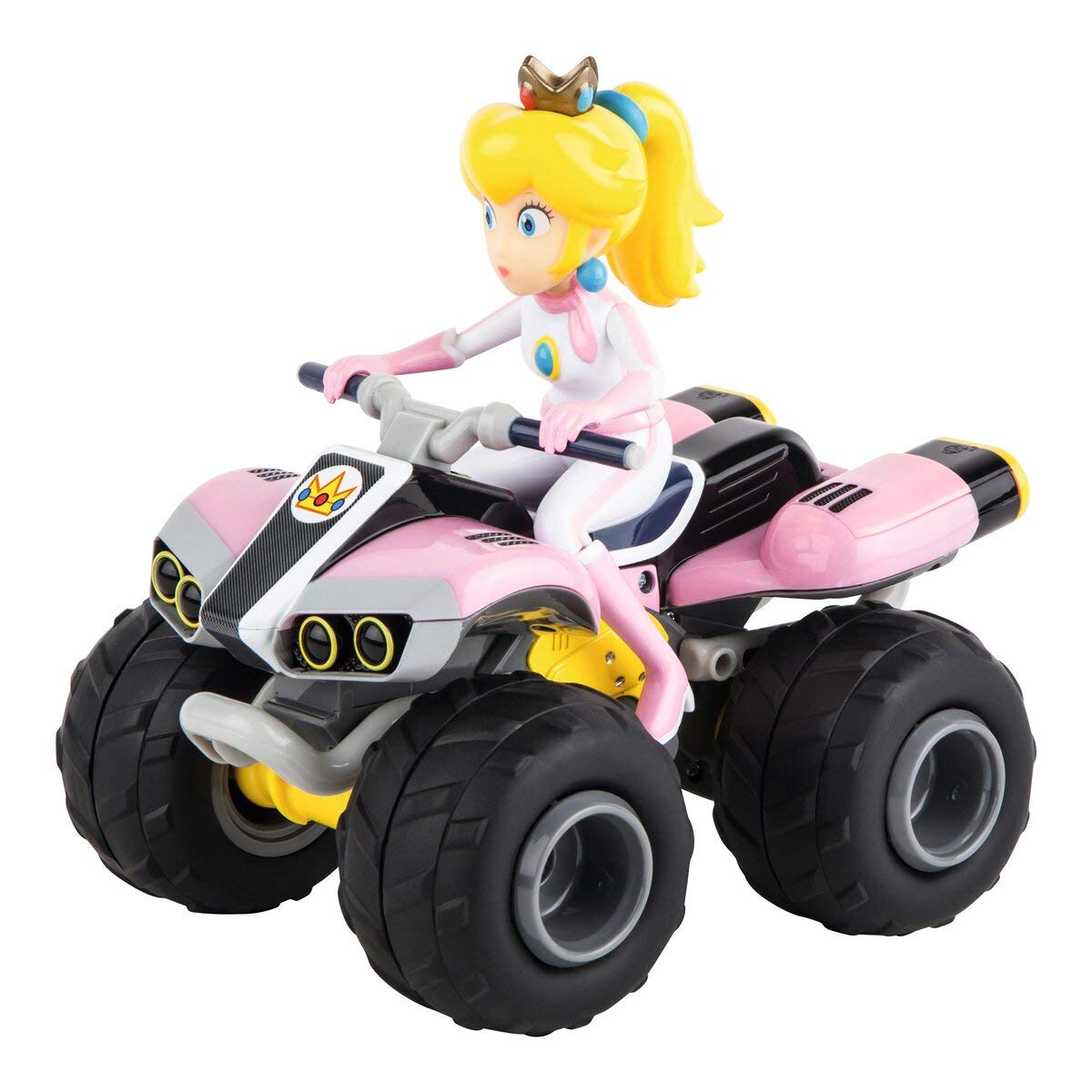 Carrera - 370200999X - RC Nintendo Mario Kart 8 Peach Quad, Coche teledirigido de 6 años para Us...