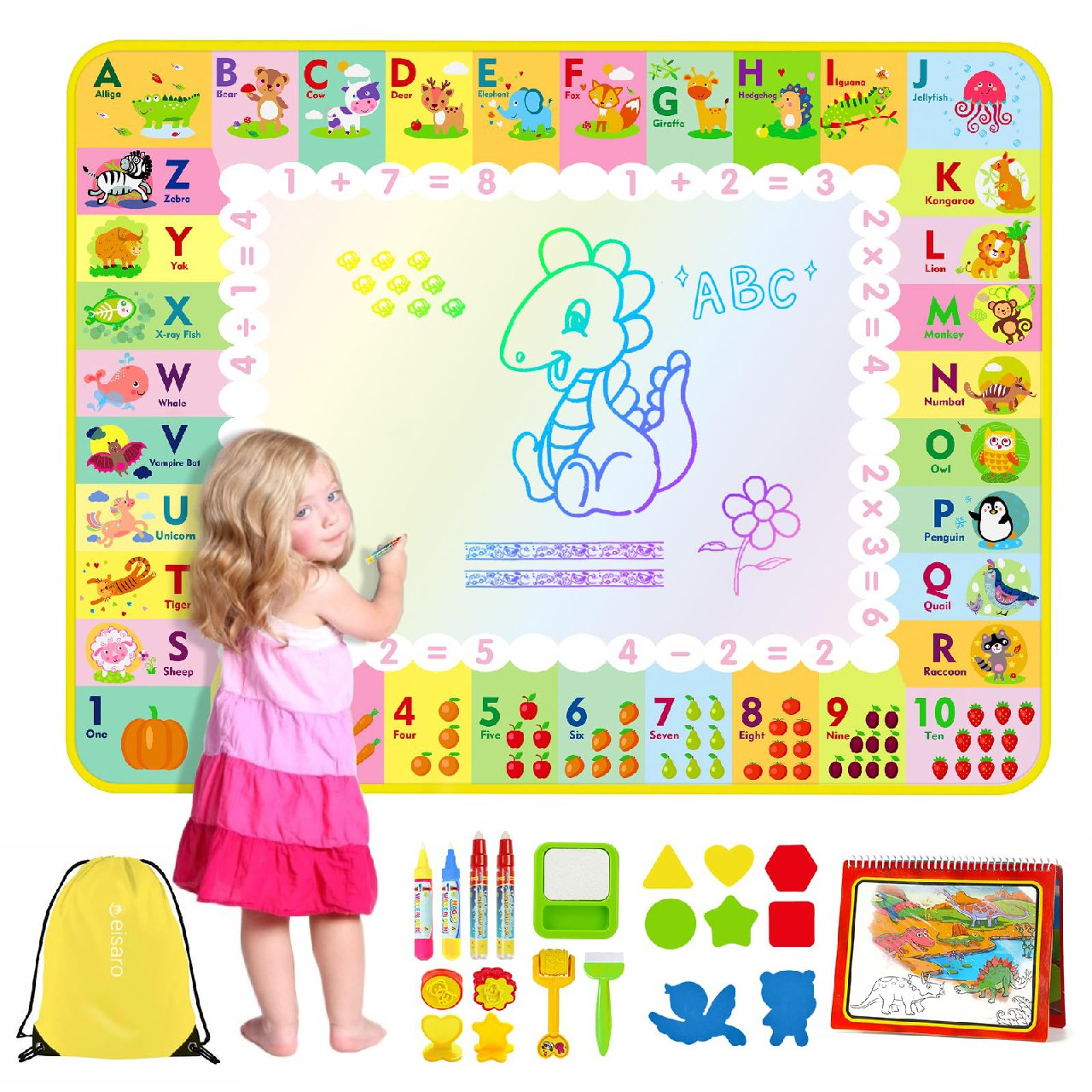 Oferta Especial: Alfombra para Pintar con Agua 120x90 cm - 50% Descuento para Niños 2-6 Años