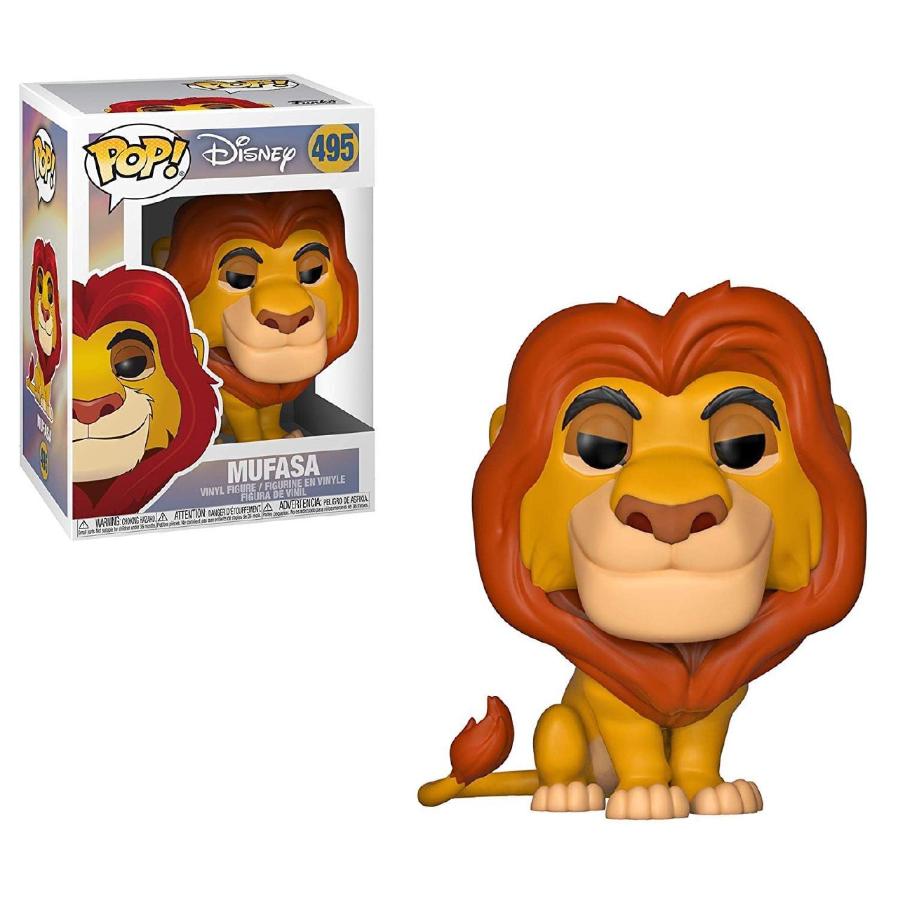 Funko Pop! Vinyl: Disney: The Lion King: Mufasa - el Rey León - Figura de Vinilo Coleccionable