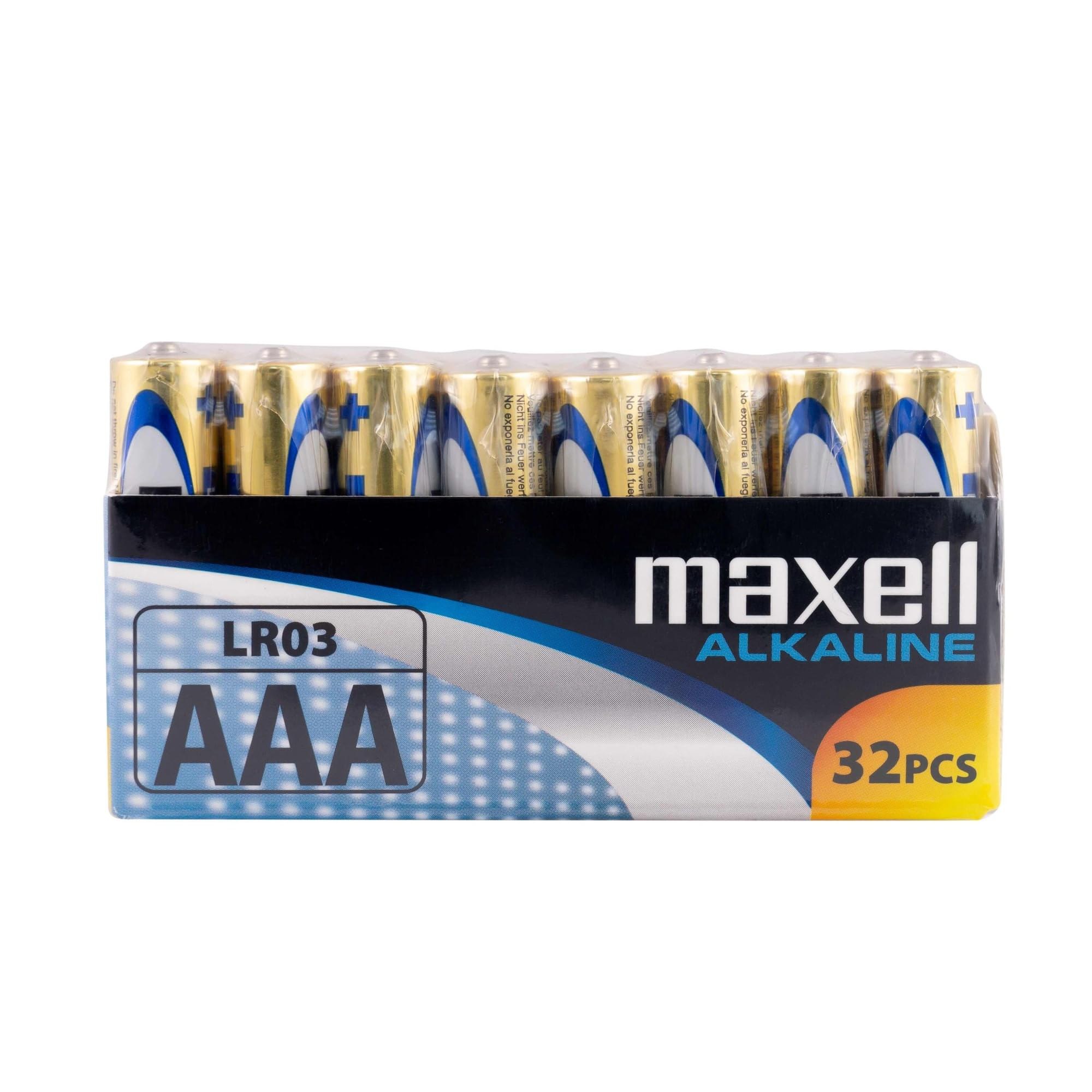 Obtén hasta un 50% de descuento en Packs de 32 y 40 baterías AAA AA Maxell de alta calidad