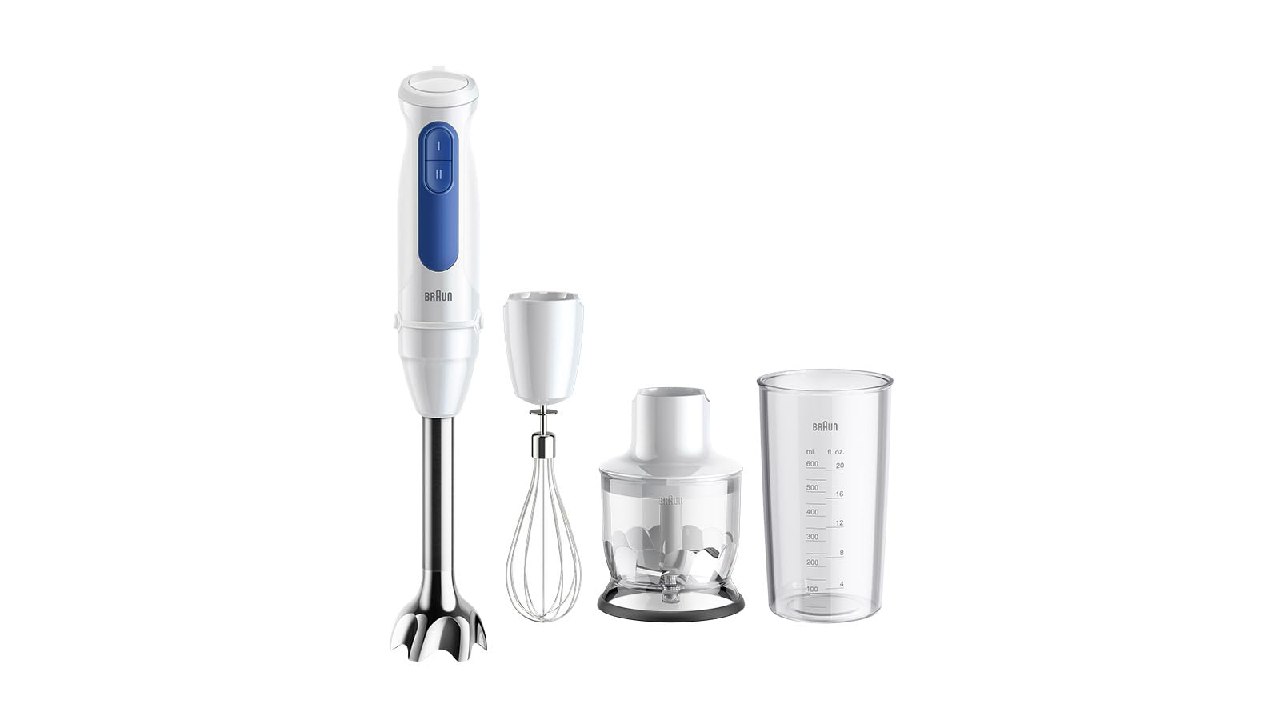 Braun MultiQuick 3 MQ30.202M: El Minipimer Ideal para Cocina