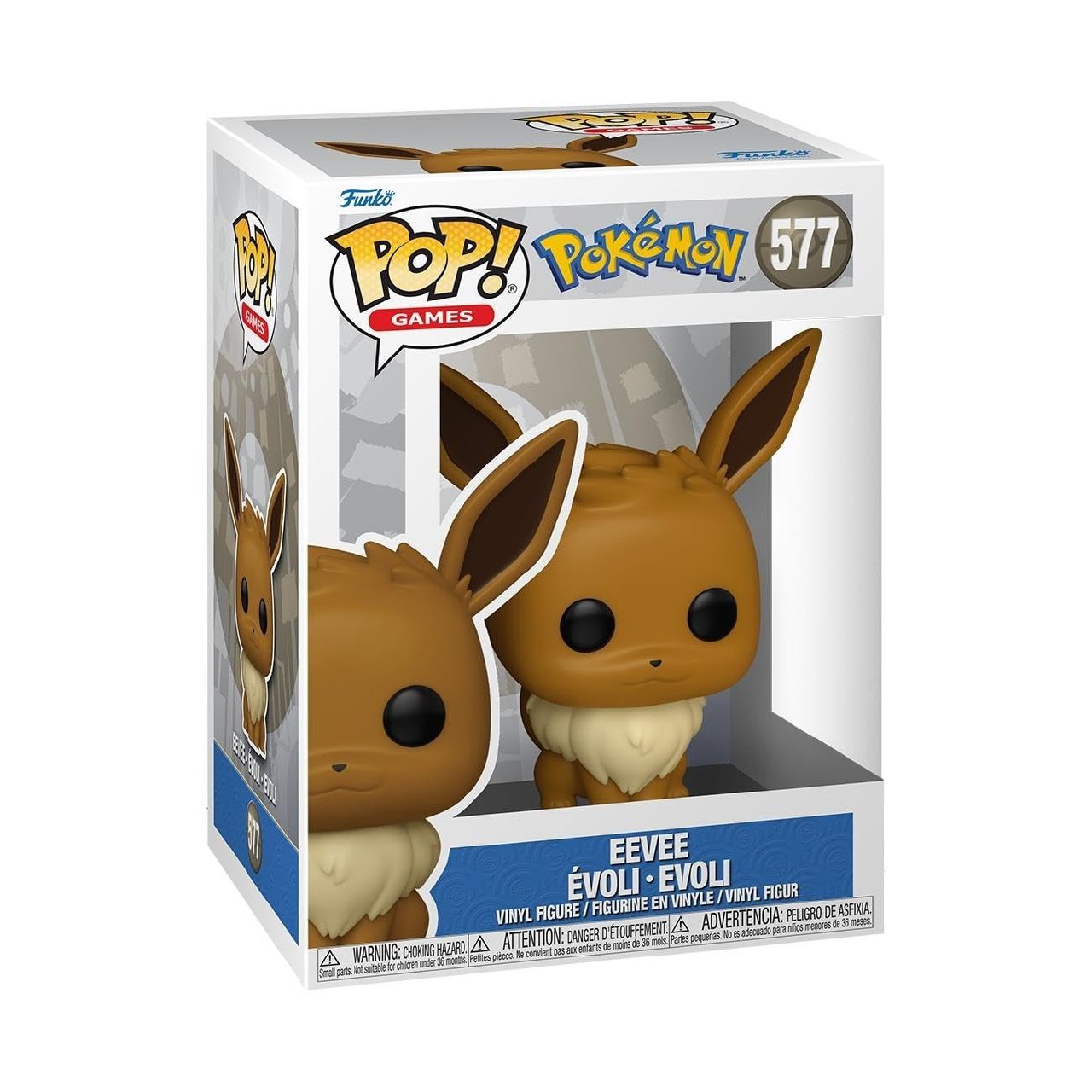 Funko Pop! Games: Pokemon - Eevee - Figura de Vinilo Coleccionable - Idea de Regalo - Mercancia O