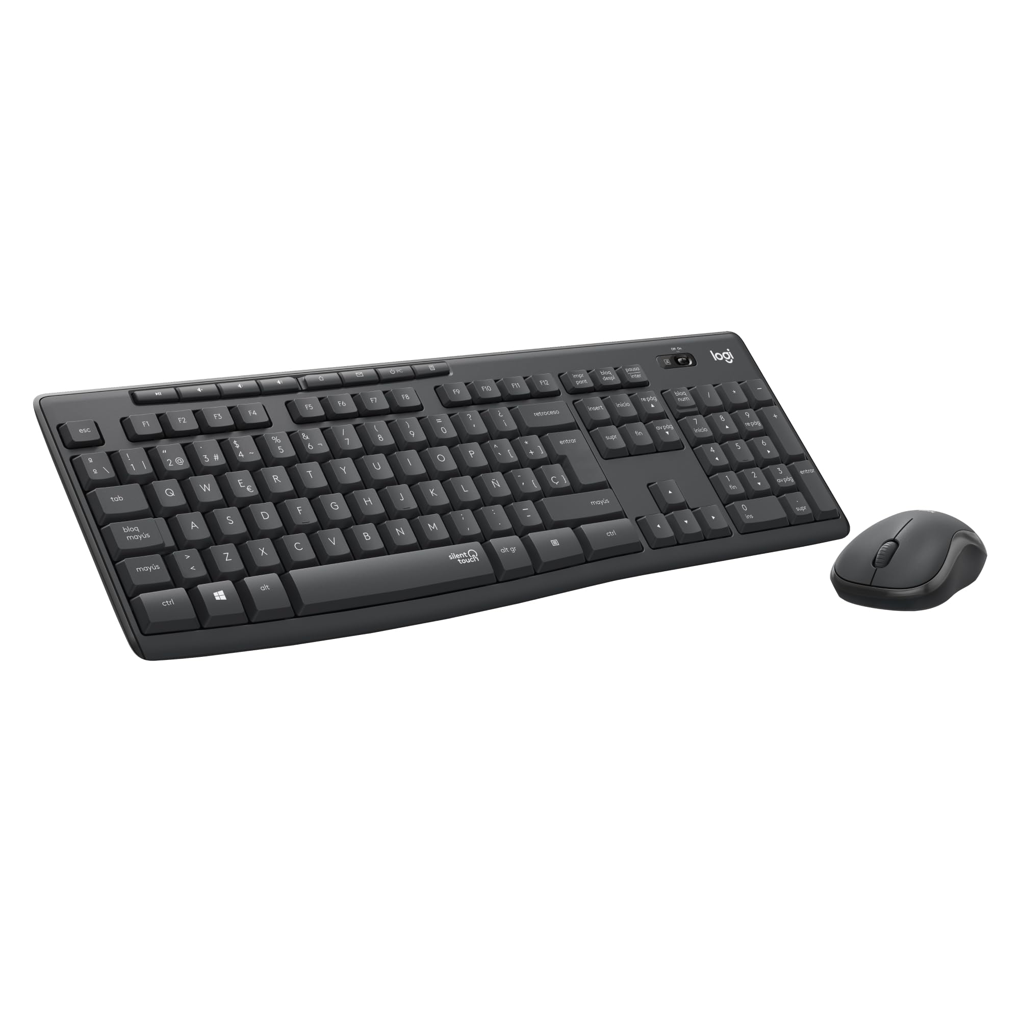 Logitech MK295: Teclado y Ratón Inalámbricos con Tecnología SilentTouch