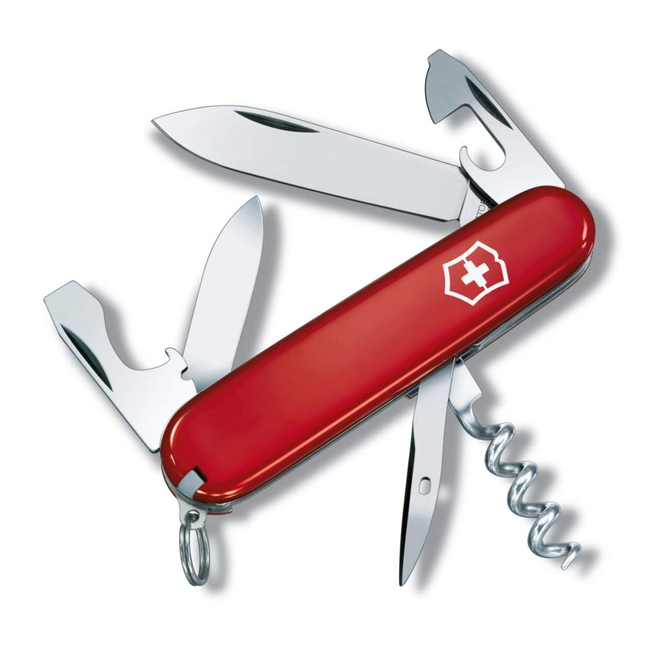 Victorinox Spartan Navaja Suiza con 12 Funciones, incluyendo Hoja y Sacacorchos