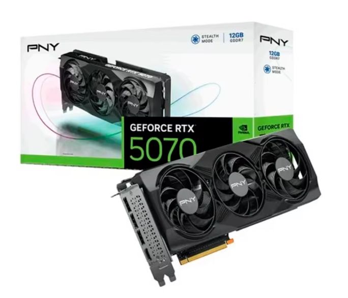 Oferta: Tarjeta Gráfica PNY GeForce RTX 5070 Triple Fan 629€ -> ???